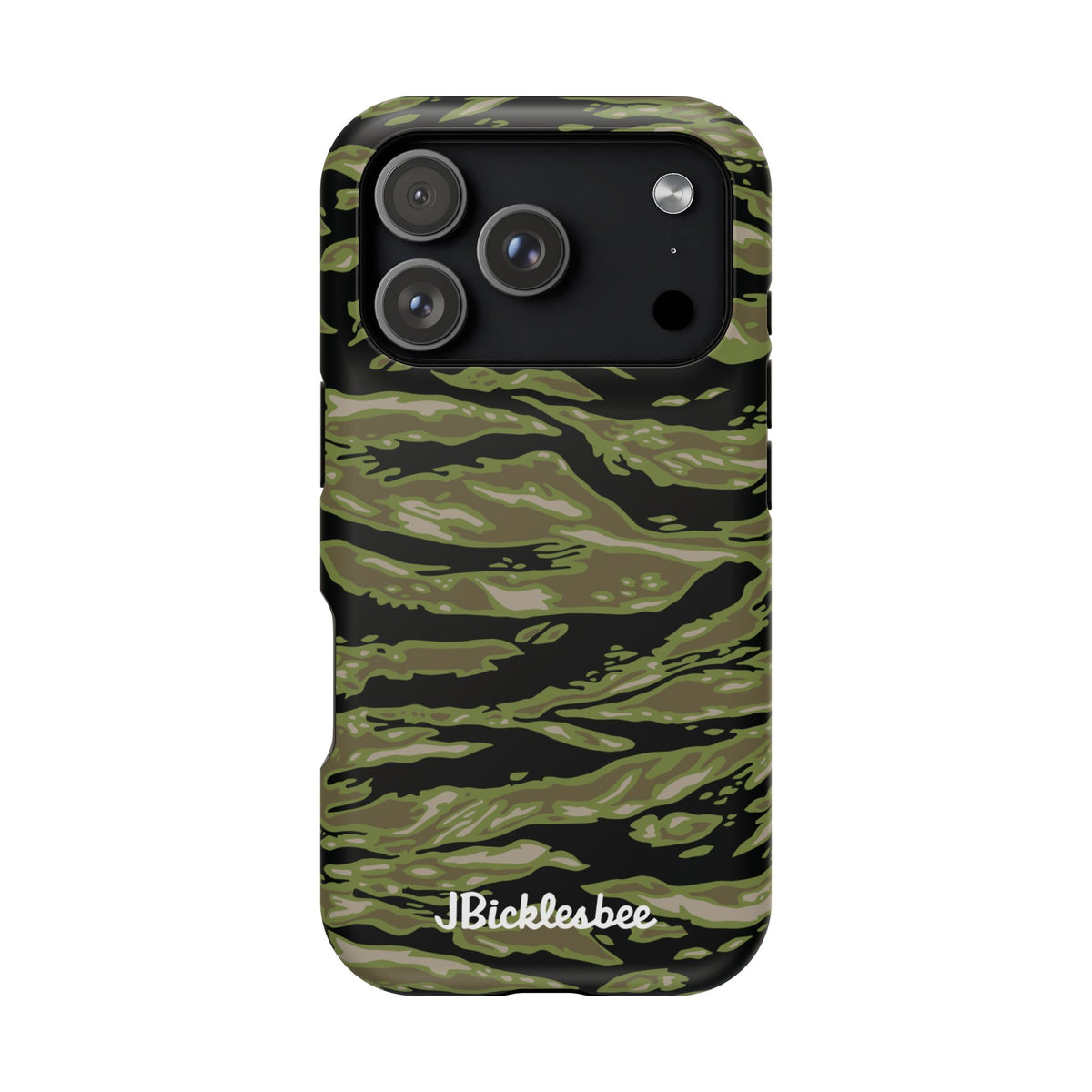 Retro Woodland Camo Tiger Stripe MagSafe iPhone Case