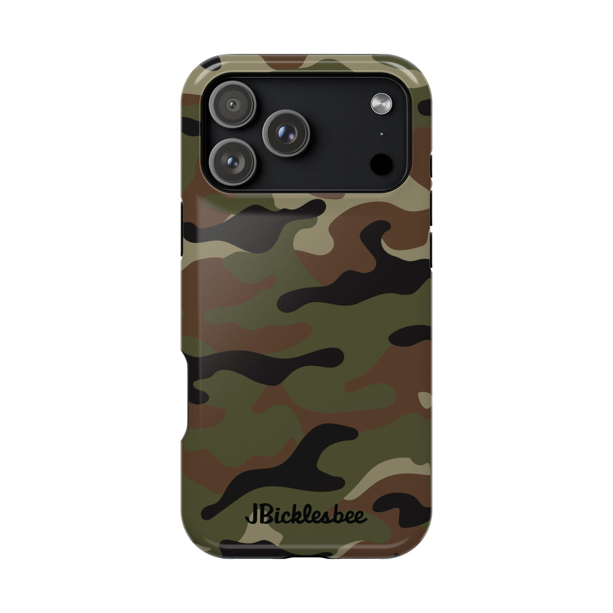 Retro Woodland Recon Camo MagSafe iPhone Tough Case
