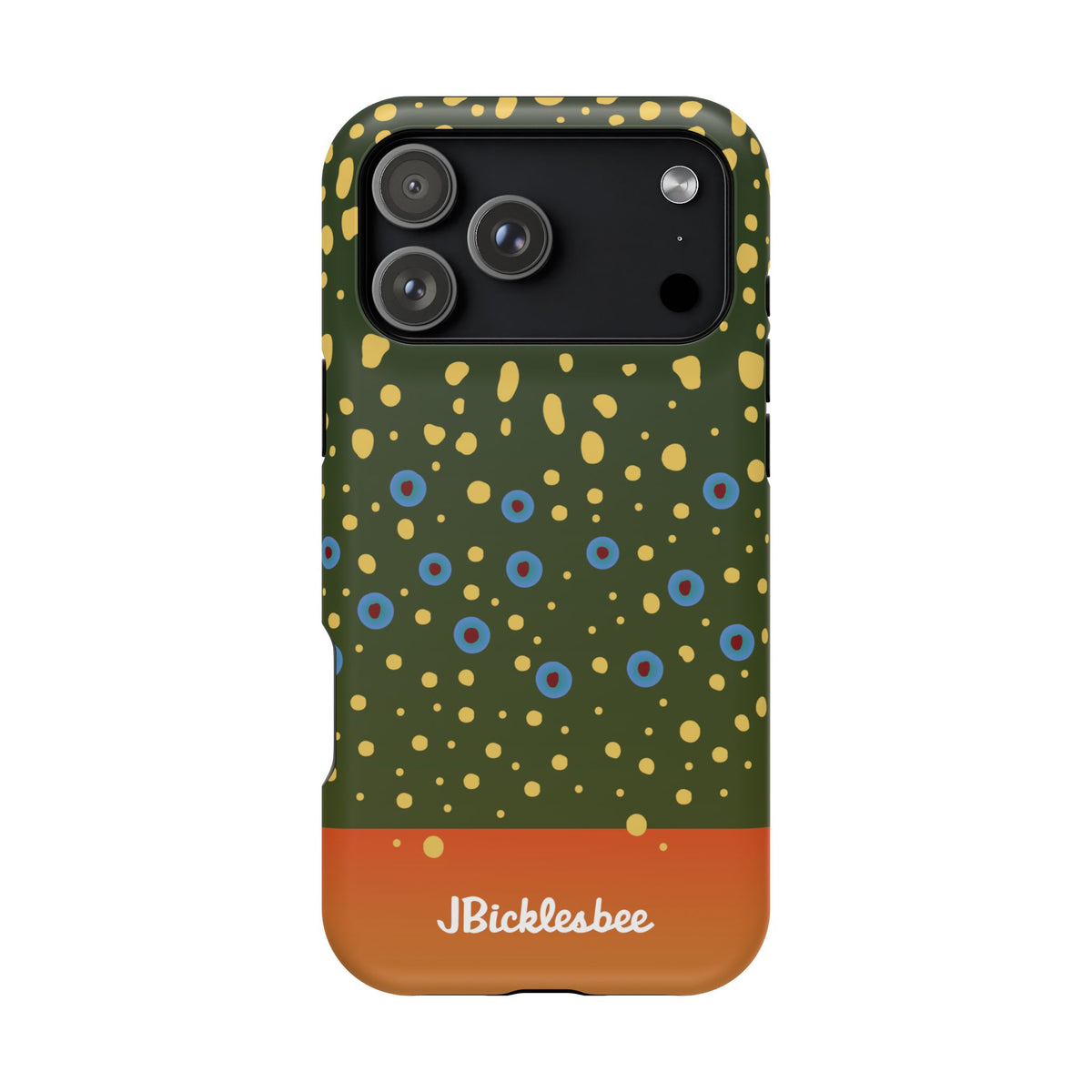 Brook Trout Pattern MagSafe iPhone Case