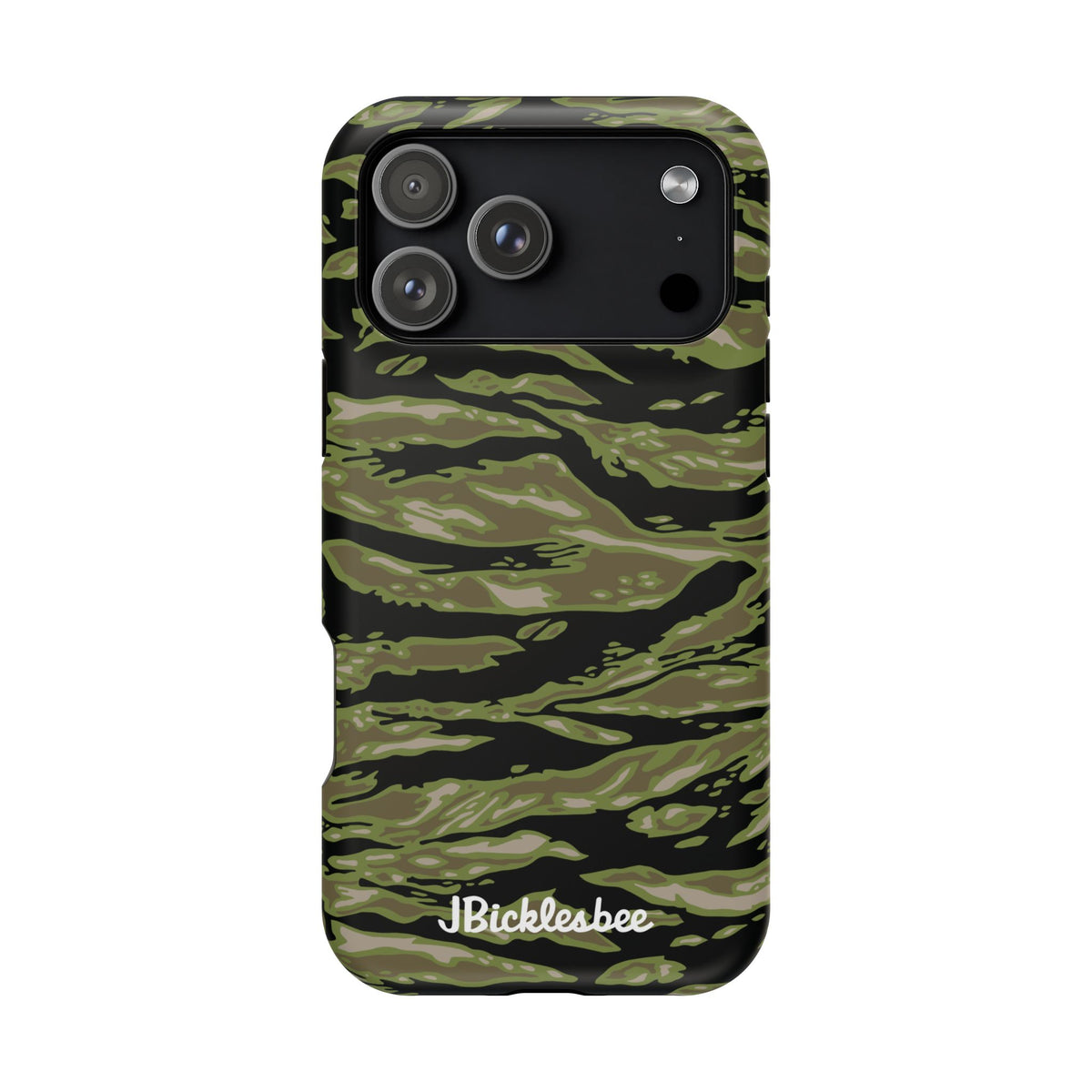 Retro Woodland Camo Tiger Stripe MagSafe iPhone Case