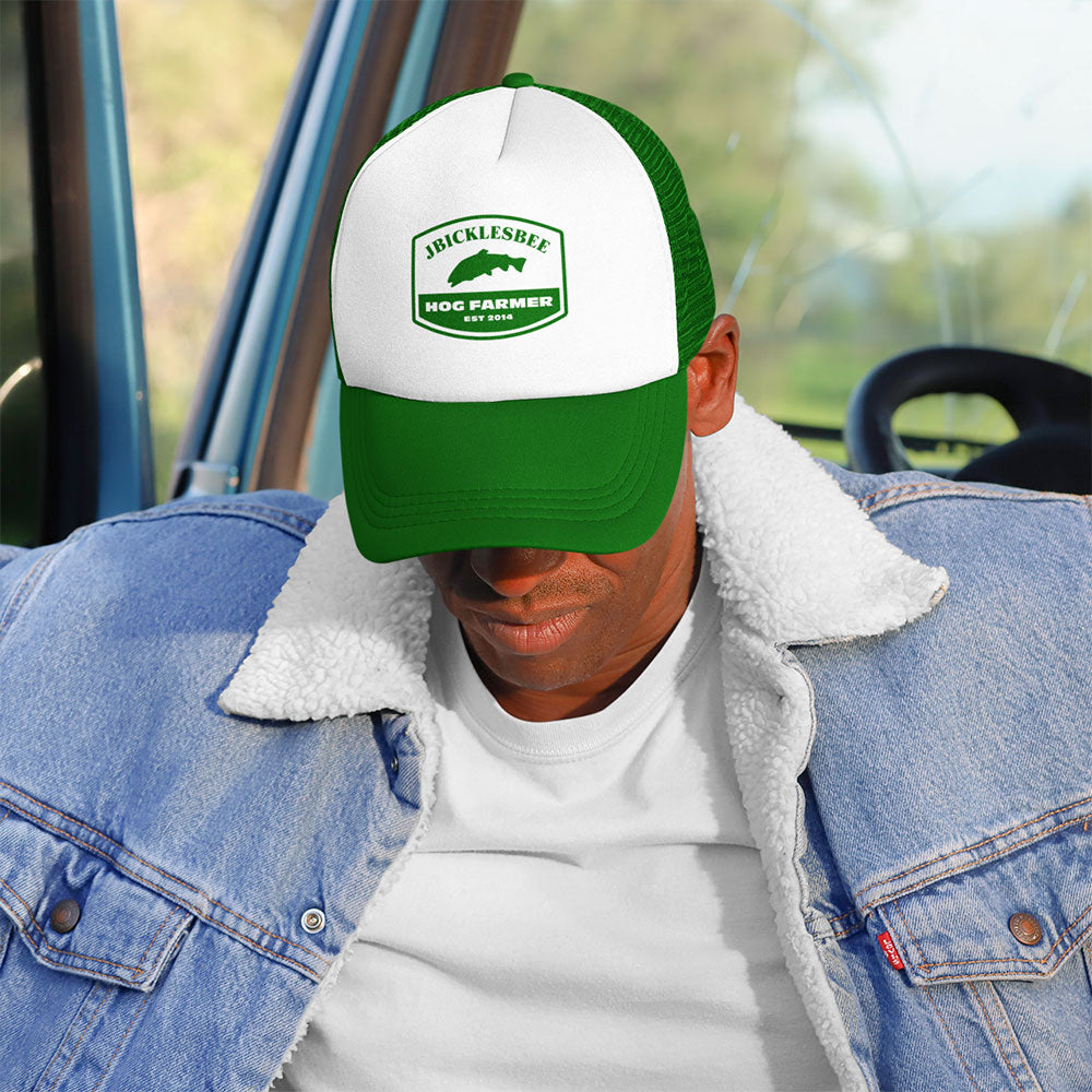 HOG Farmer Trucker Hat on man