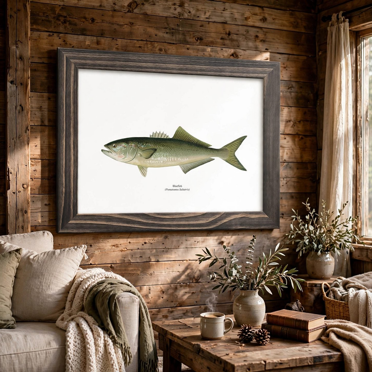 Bluefish Vintage Naturalist Print