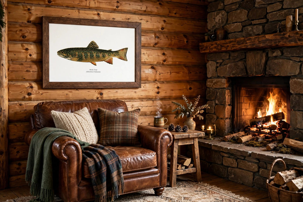 Brook Trout Vintage 1903 Naturalist Print