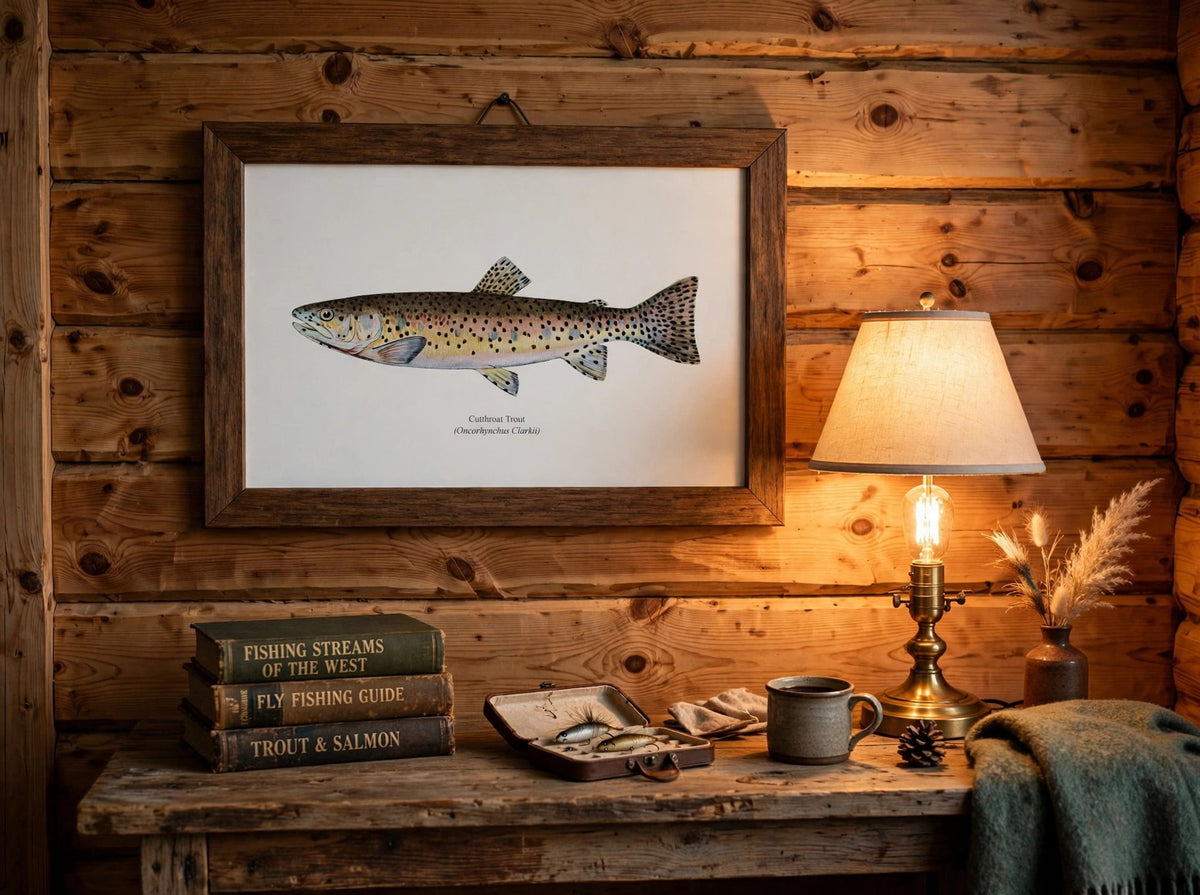 Cutthroat Trout Vintage 1903 Naturalist Print
