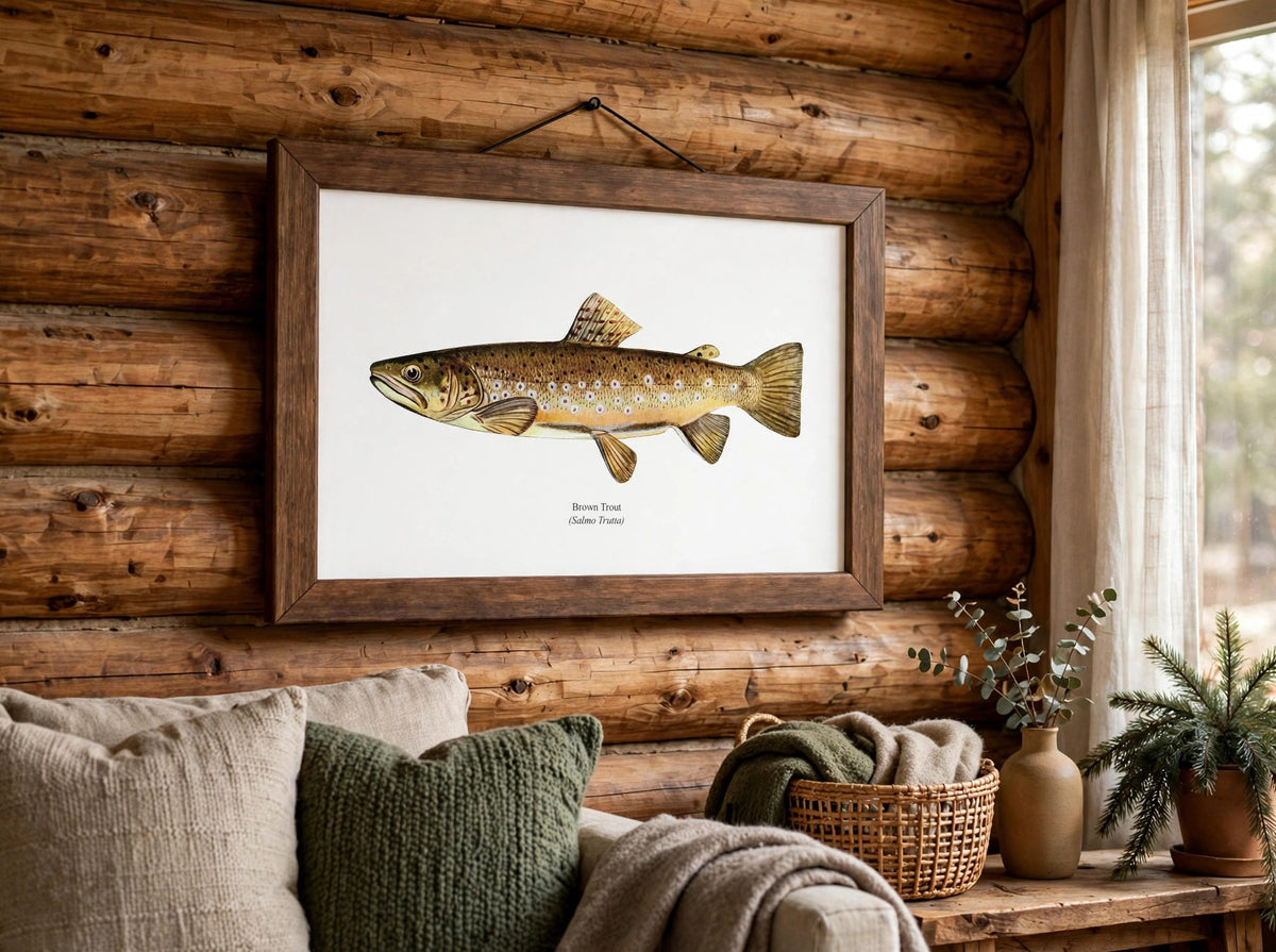 The Brown Trout Vintage 1903 Naturalist Print