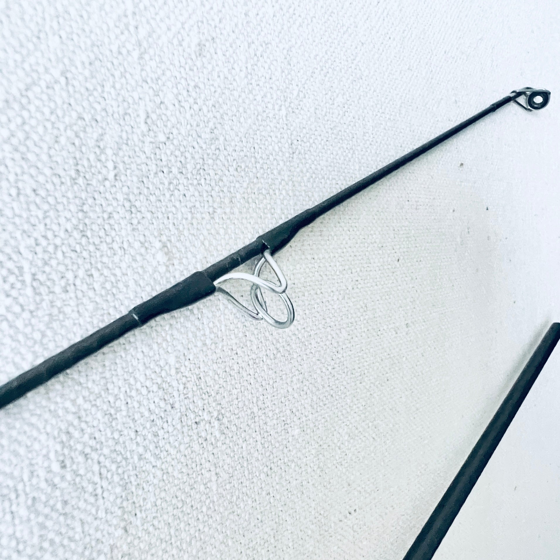 Orvis 0380 Graphite Spinning Rod fifth guide close-up


