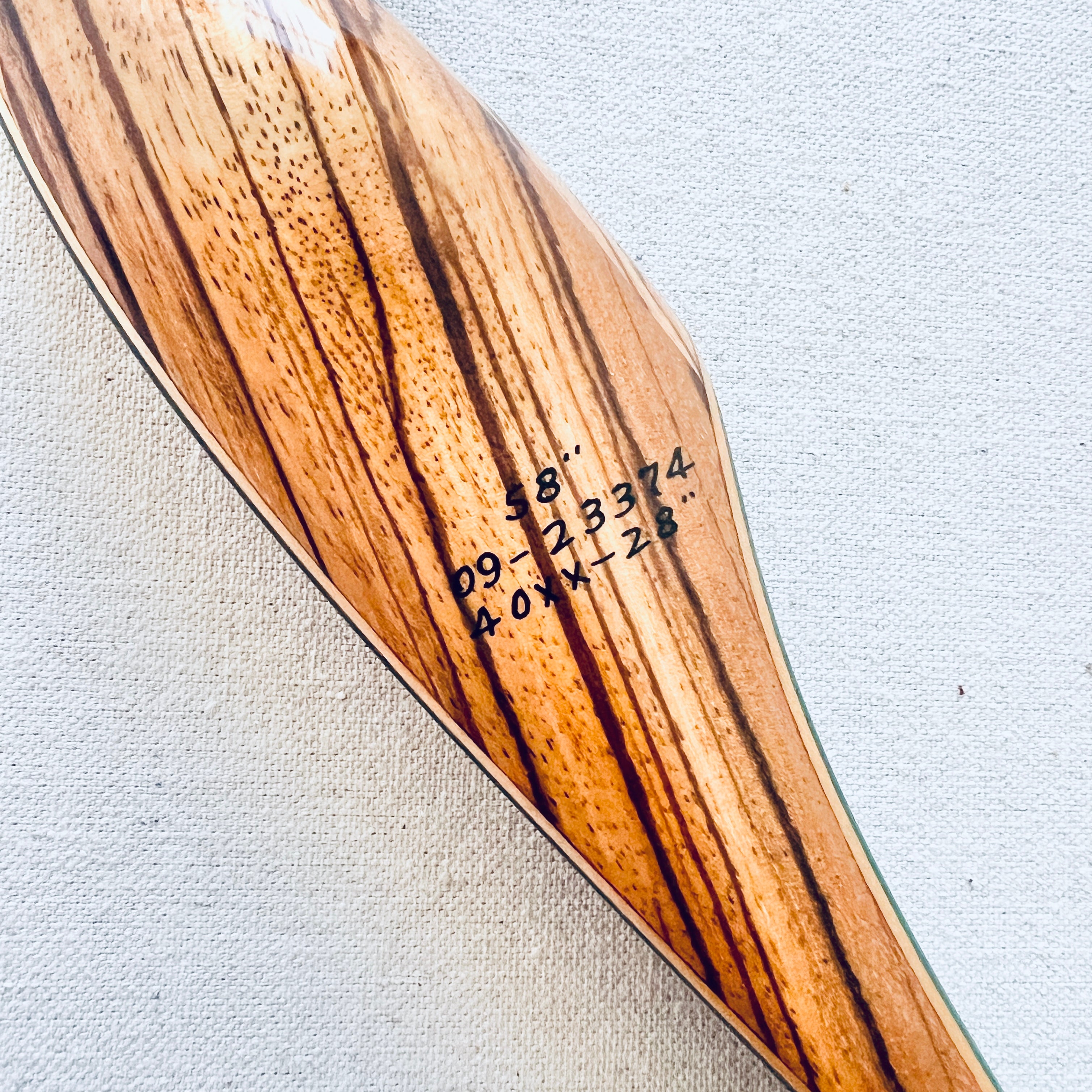 Serial number 09-23374 on Vintage Ben Pearson 709 Hunter Recurve Bow
