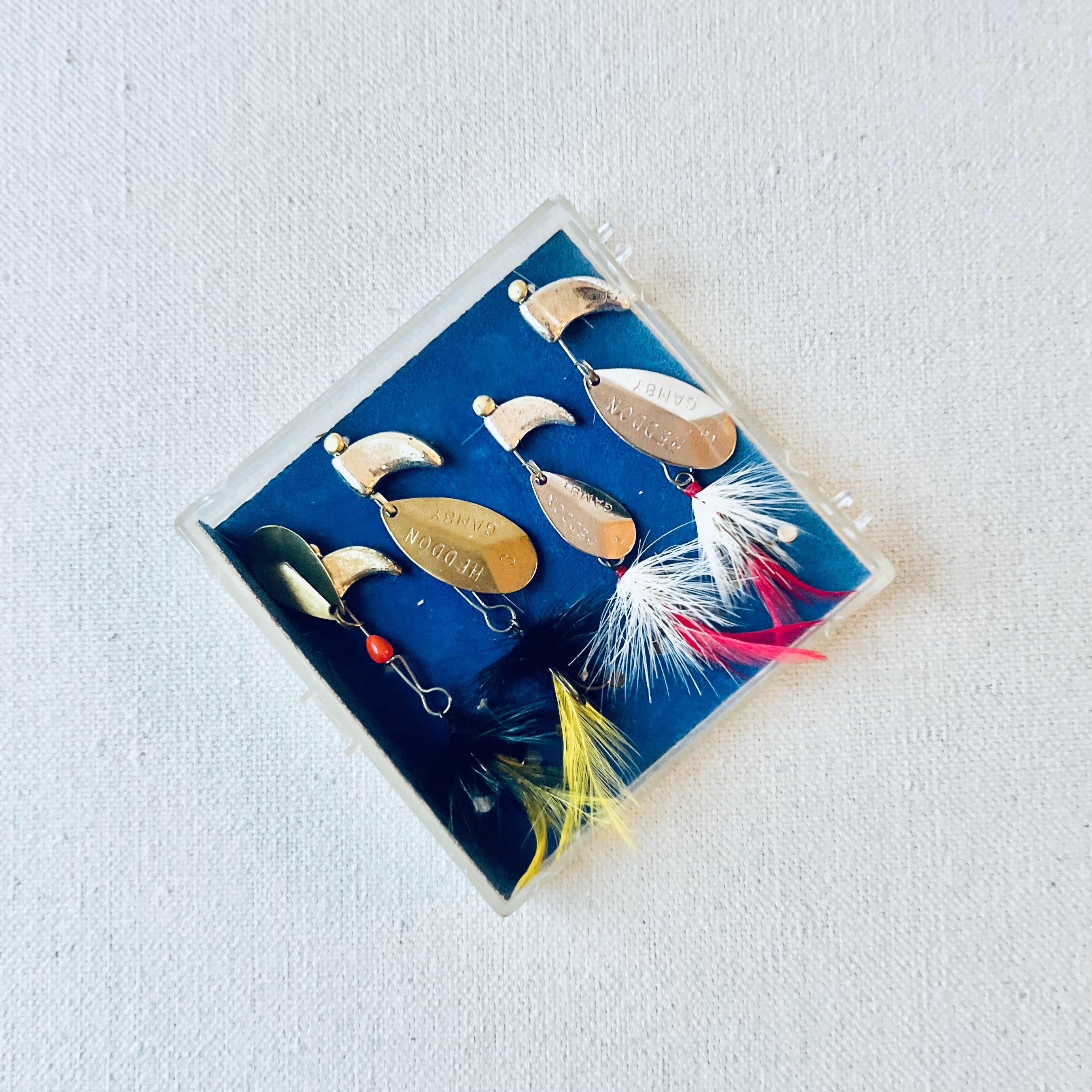 collectible heddon fishing lures Classic Minnow It also features realistic baitfish paint patterns that provide extra attraction Vintage Heddon Gamby Four GK-4