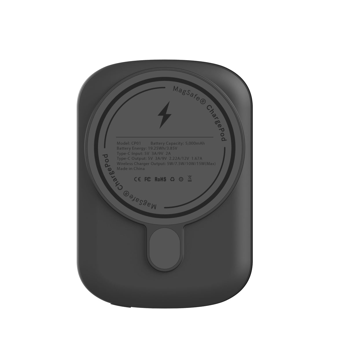 magnetic powerbank back