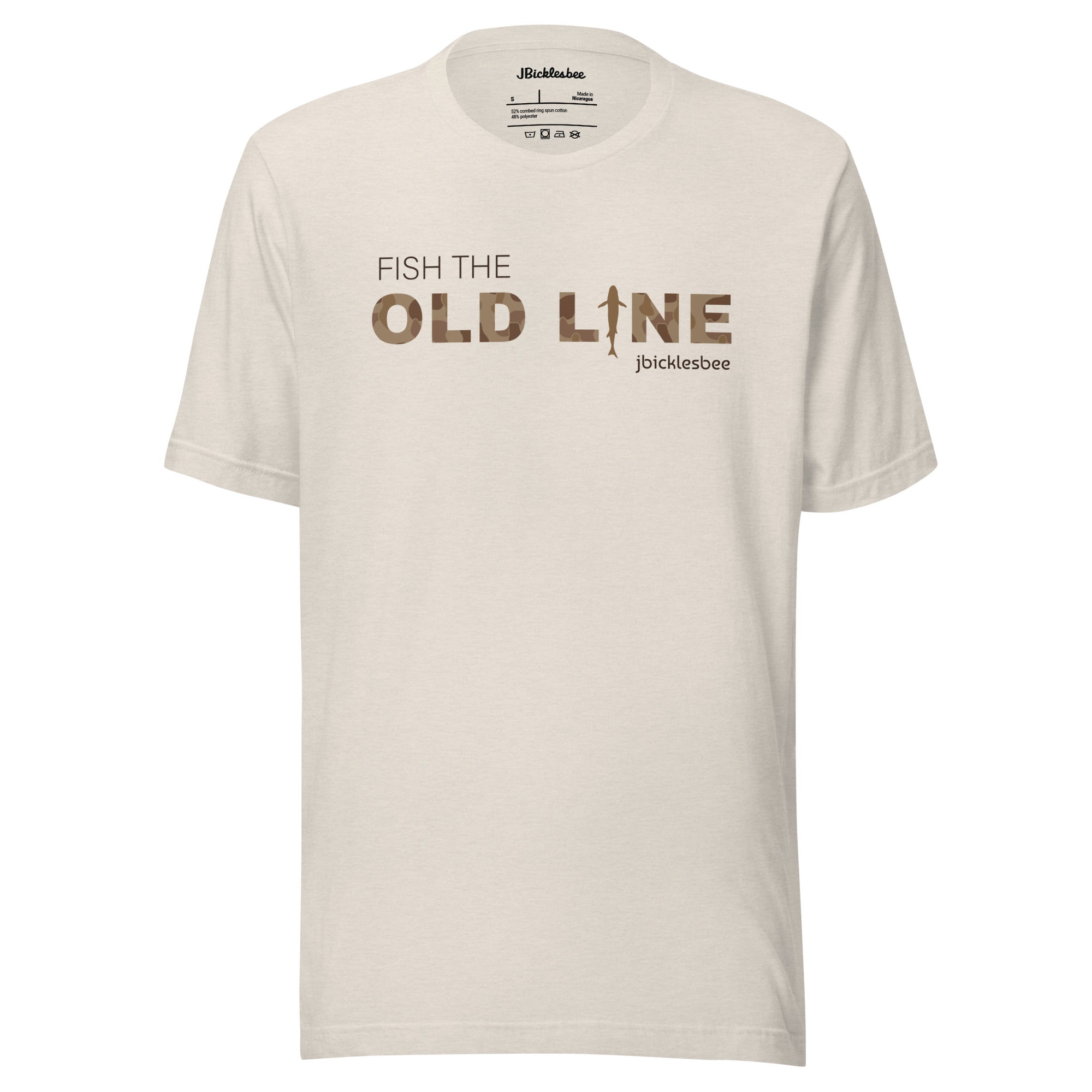 OLD LINE Maryland Fishing T-shirt Heather Dust