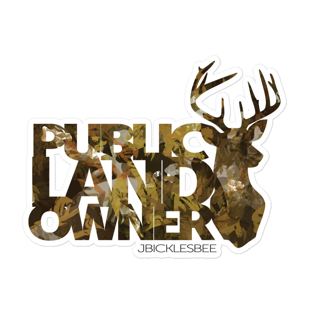 Public Land Owner Sticker