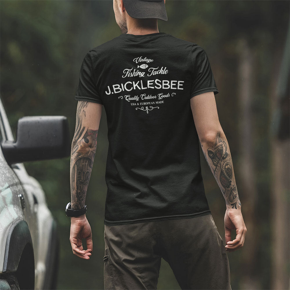 man wearing JBicklesbee Legacy Fisherman's T-shirt