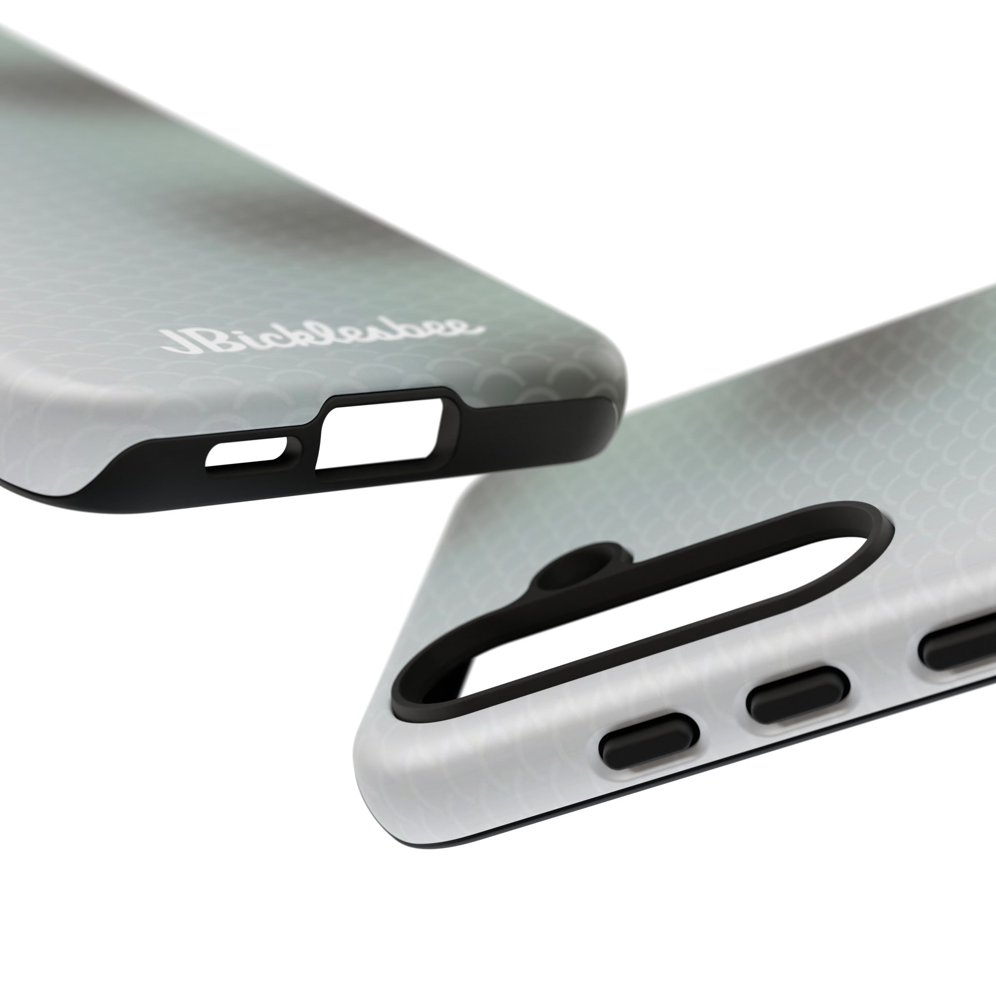 close up view of port access and buttons Bonefish Pattern Samsung Tough Case
