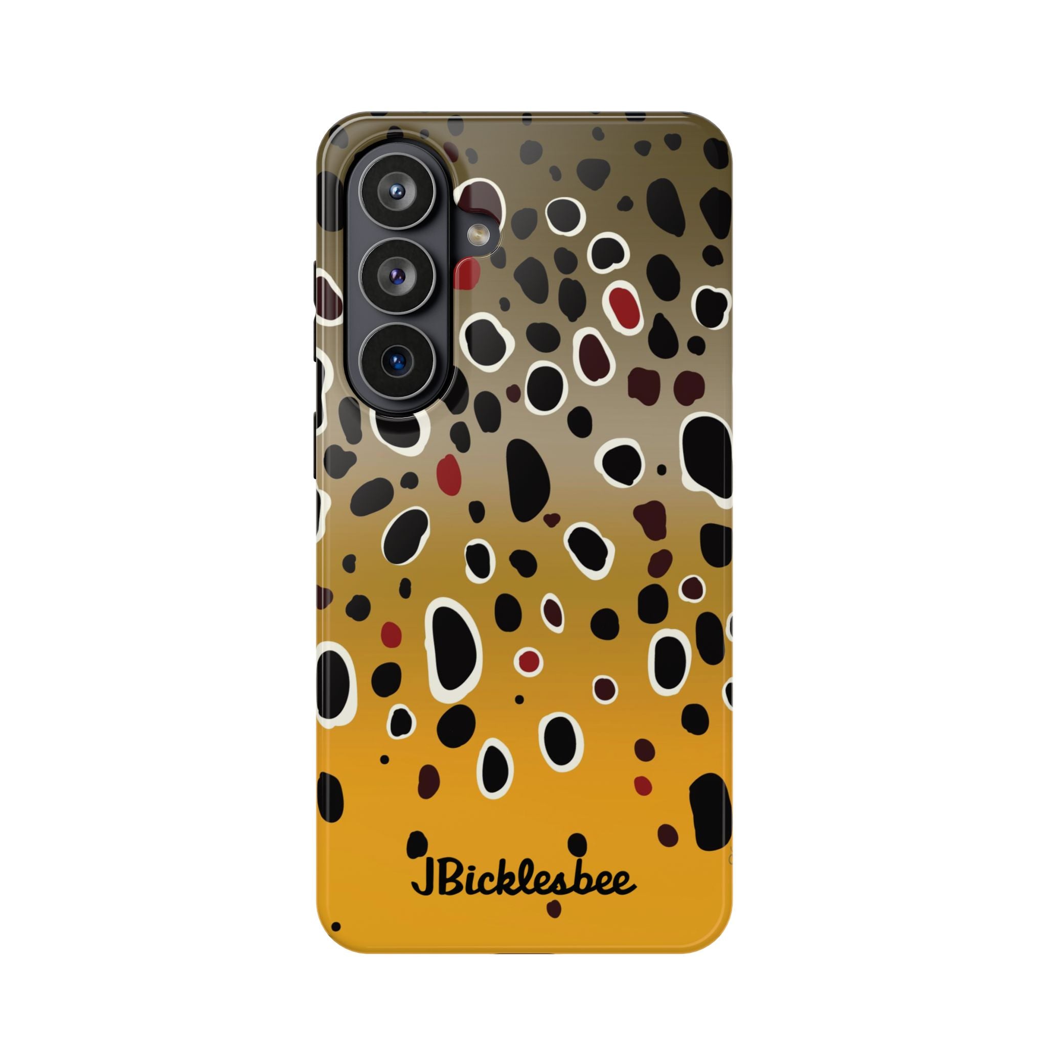 Brown Trout Pattern Samsung S26 Plus Magnetic Tough Case