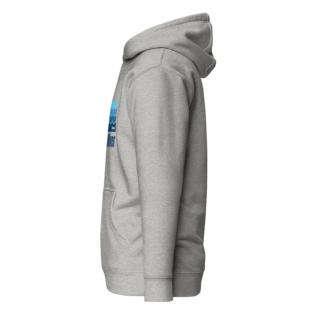 Good River Fishing Hoodie Carbon Grey