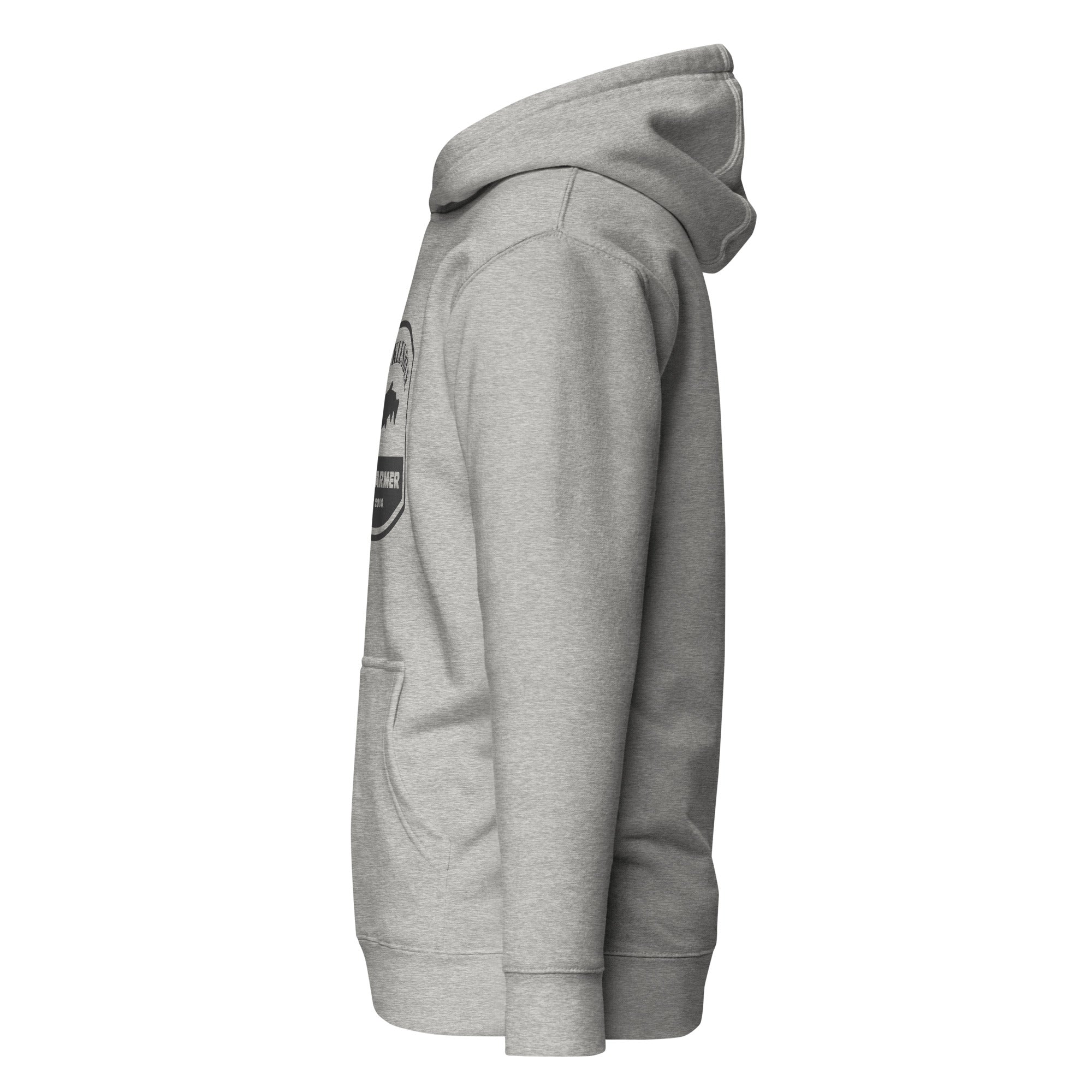 Retro Hog Farmer Trout Fishing Hoodie