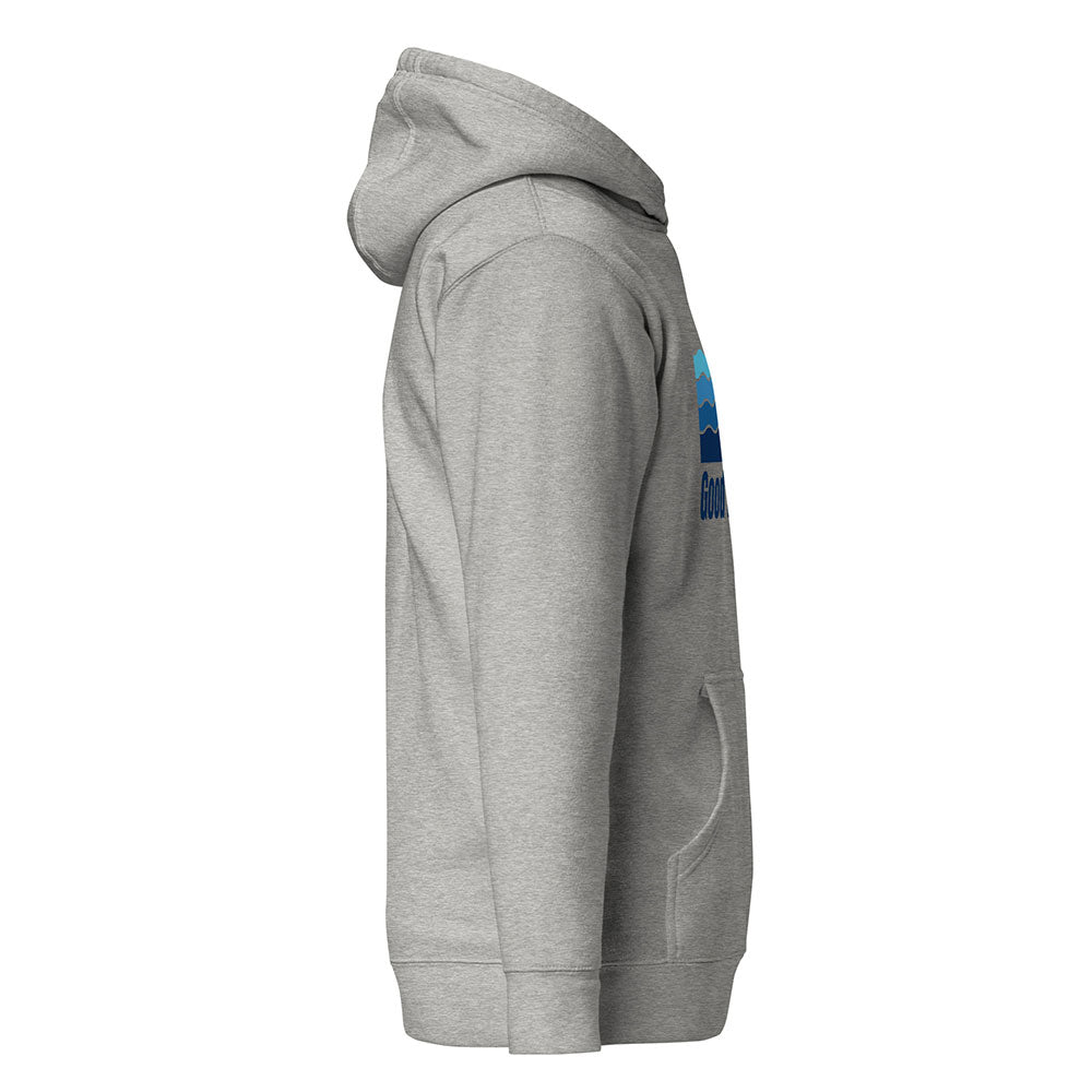 Good River Fishing Hoodie Carbon Grey