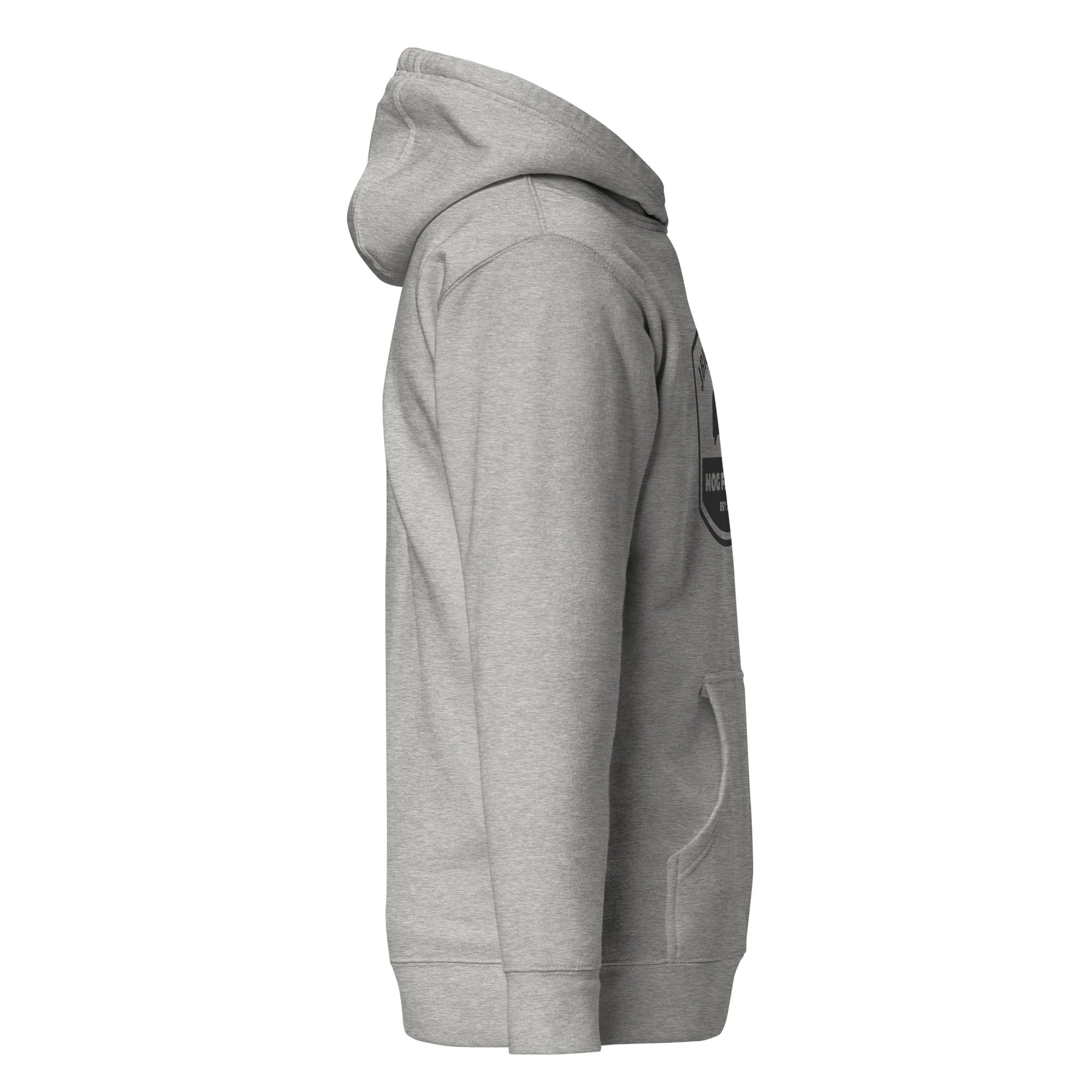 Retro Hog Farmer Trout Fishing Hoodie