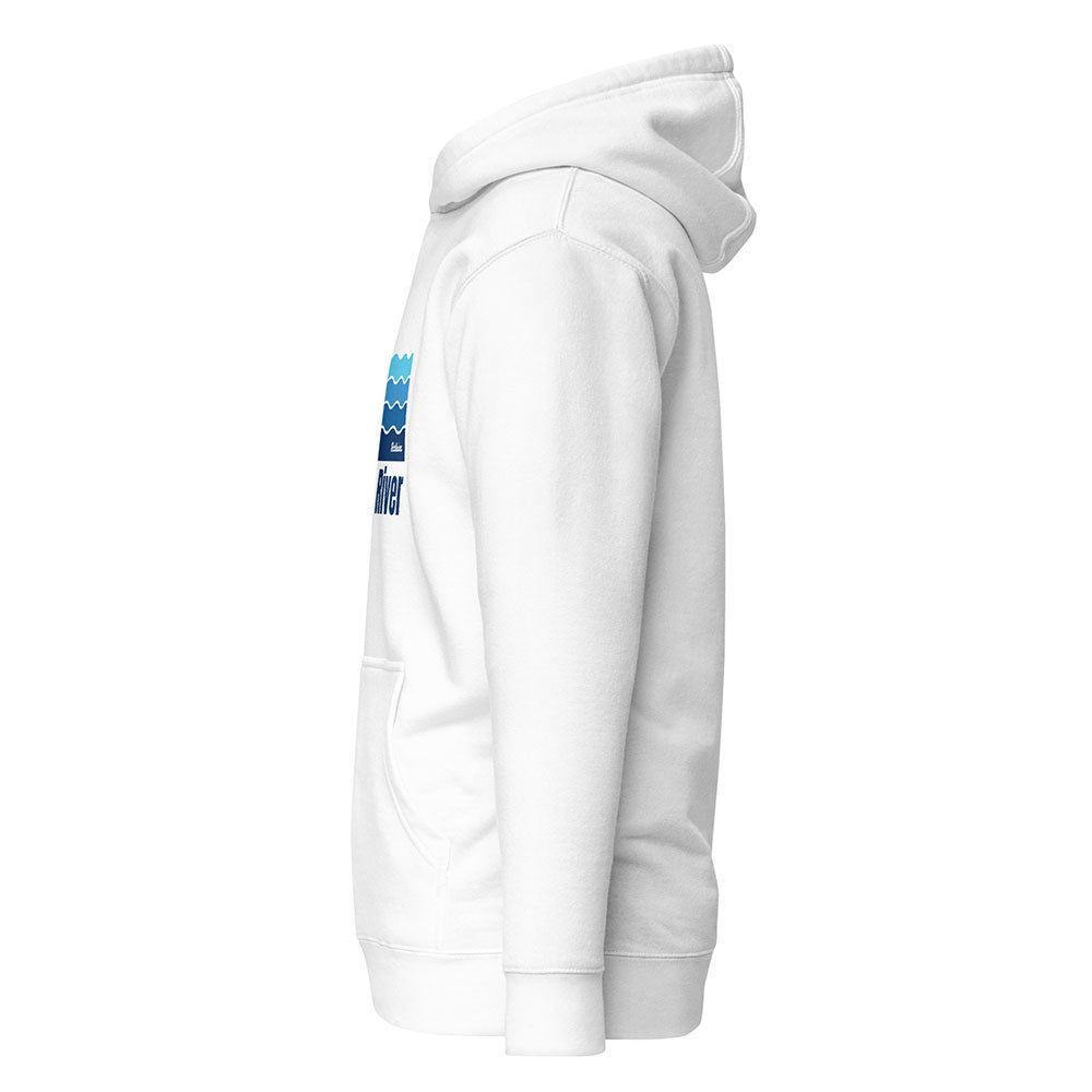 Good River Fishing Hoodie white