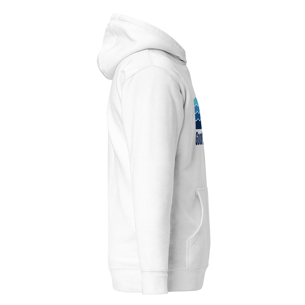 Good River Fishing Hoodie white