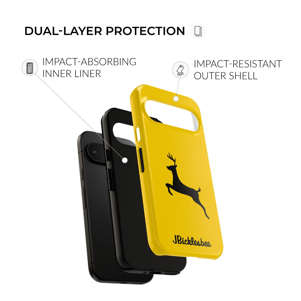 dual-layer protection Deer Crossing Pixel Tough Case