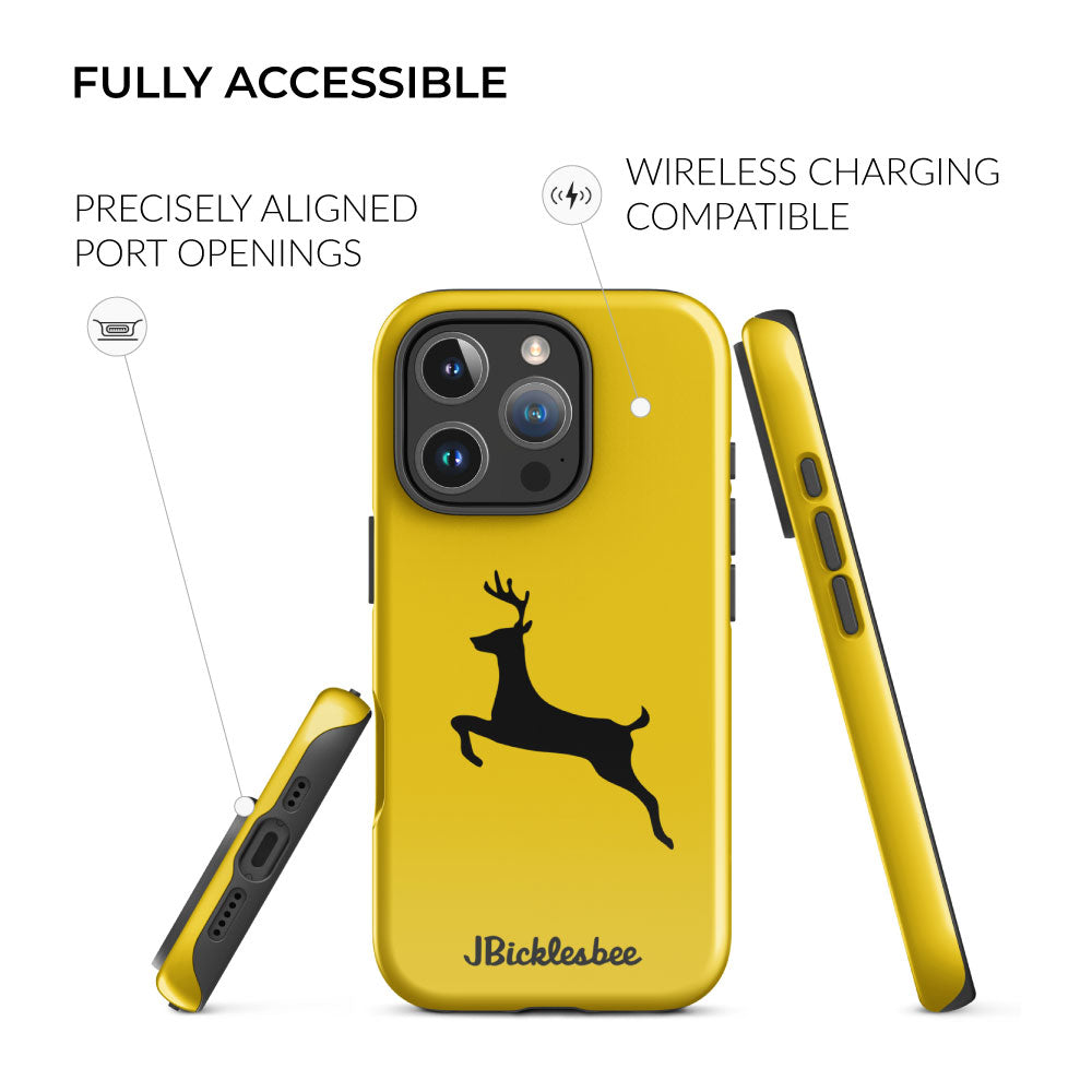 fully accessible Deer Crossing iPhone Tough Case