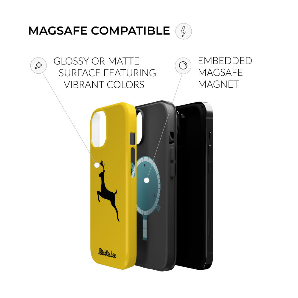 magsafe compatible Deer Crossing MagSafe iPhone Case