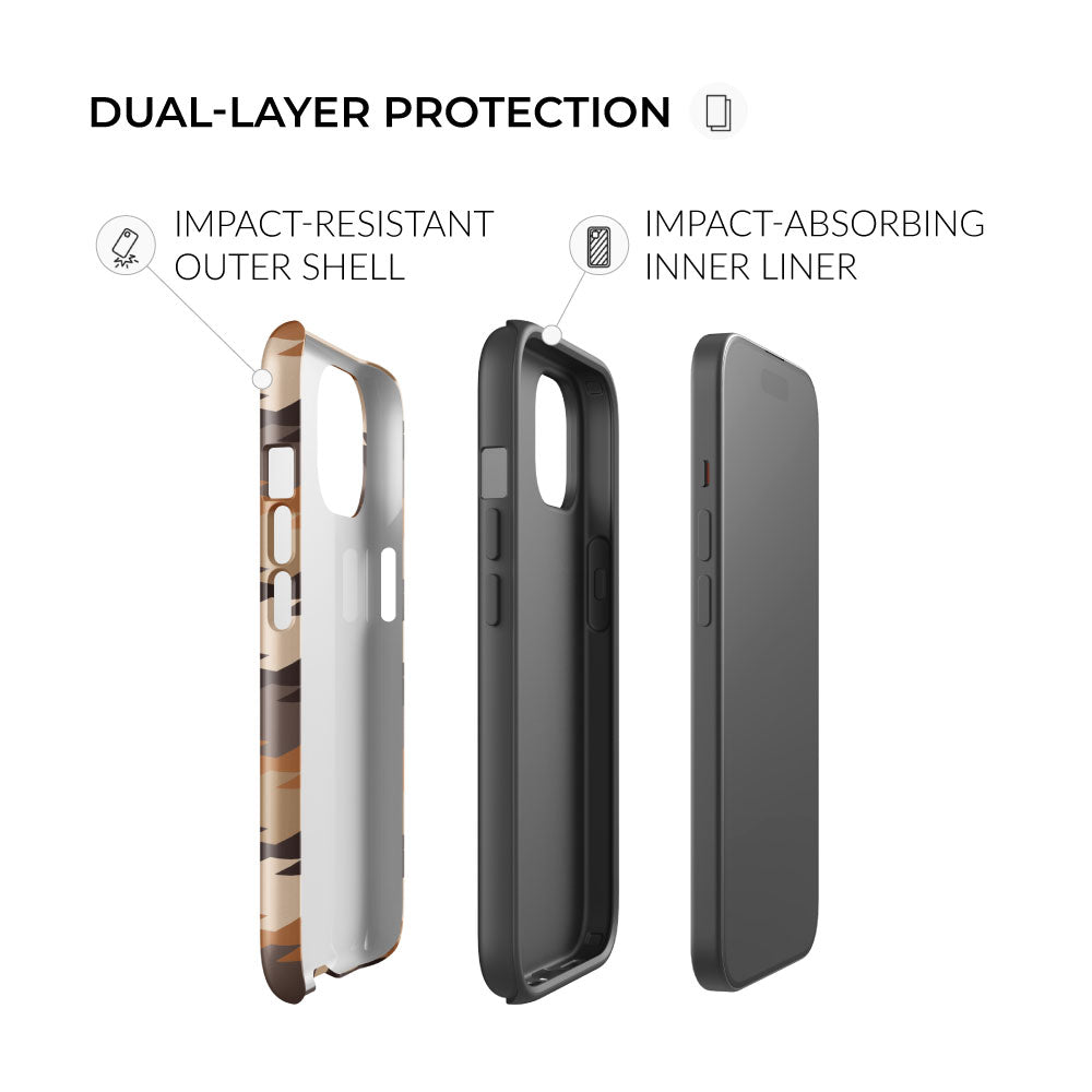 dual layer protection Native Pattern iPhone Case