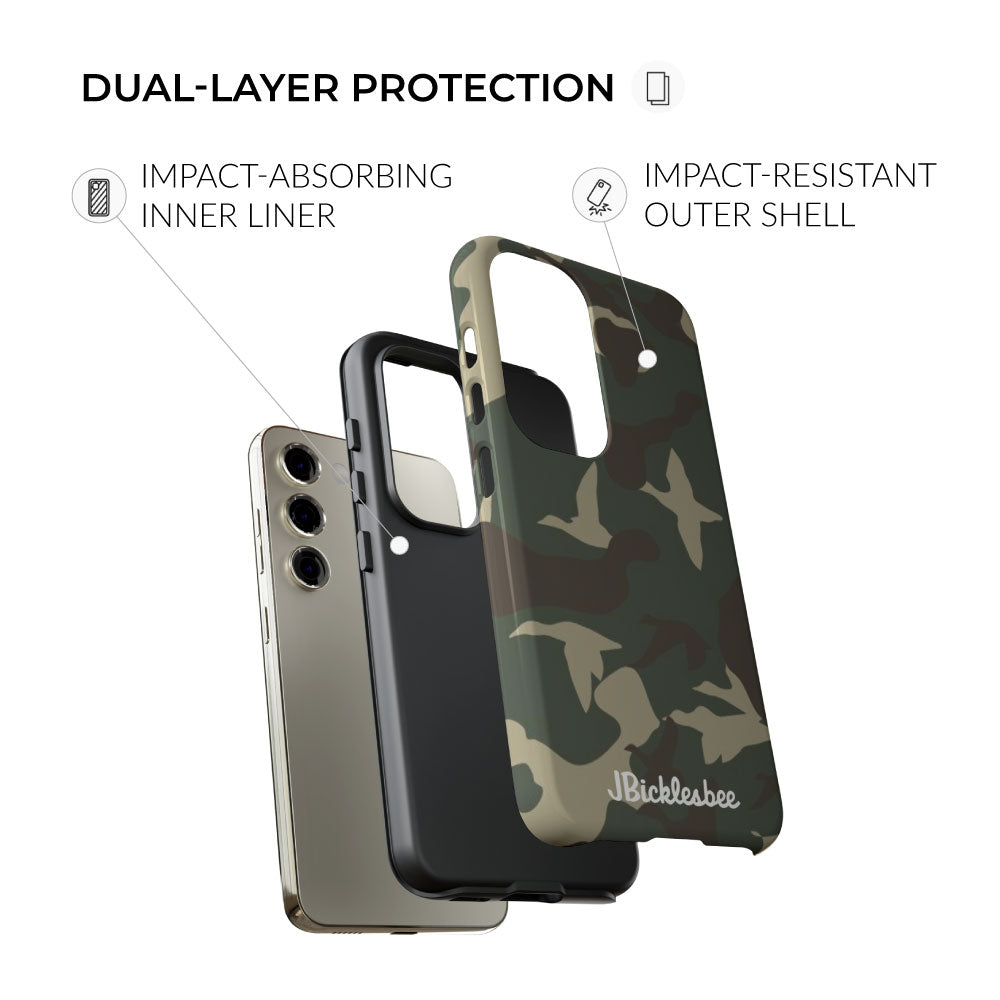 duck hunter dual layer protection samsung tough case