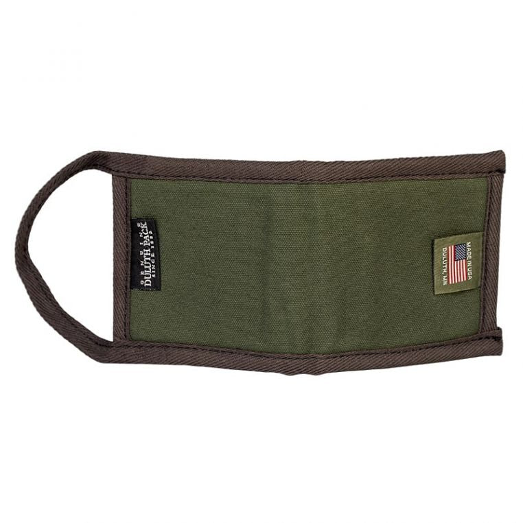 Back view of Duluth Pack Bi-Fold Canvas Fly Fishing Wallet
