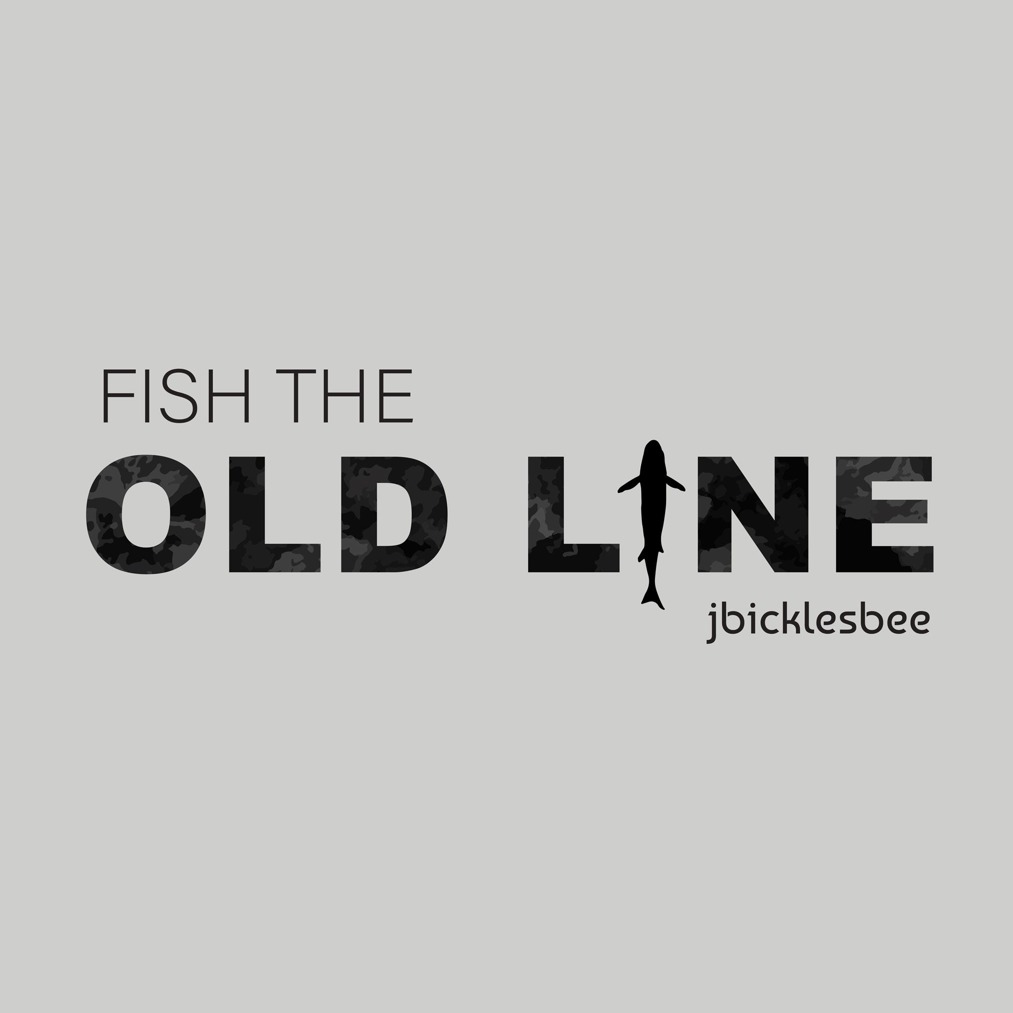 fish the old line athletic heather design