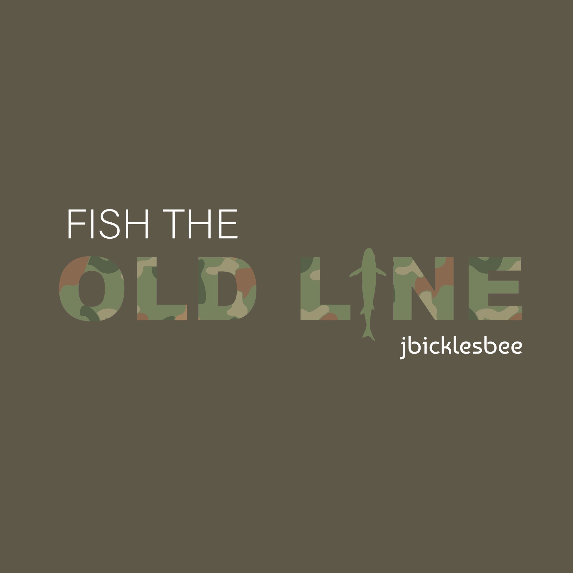 fish the old line camo army design