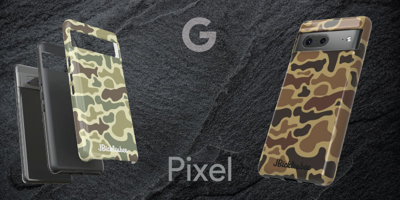 Camo Google Pixel tough cases
