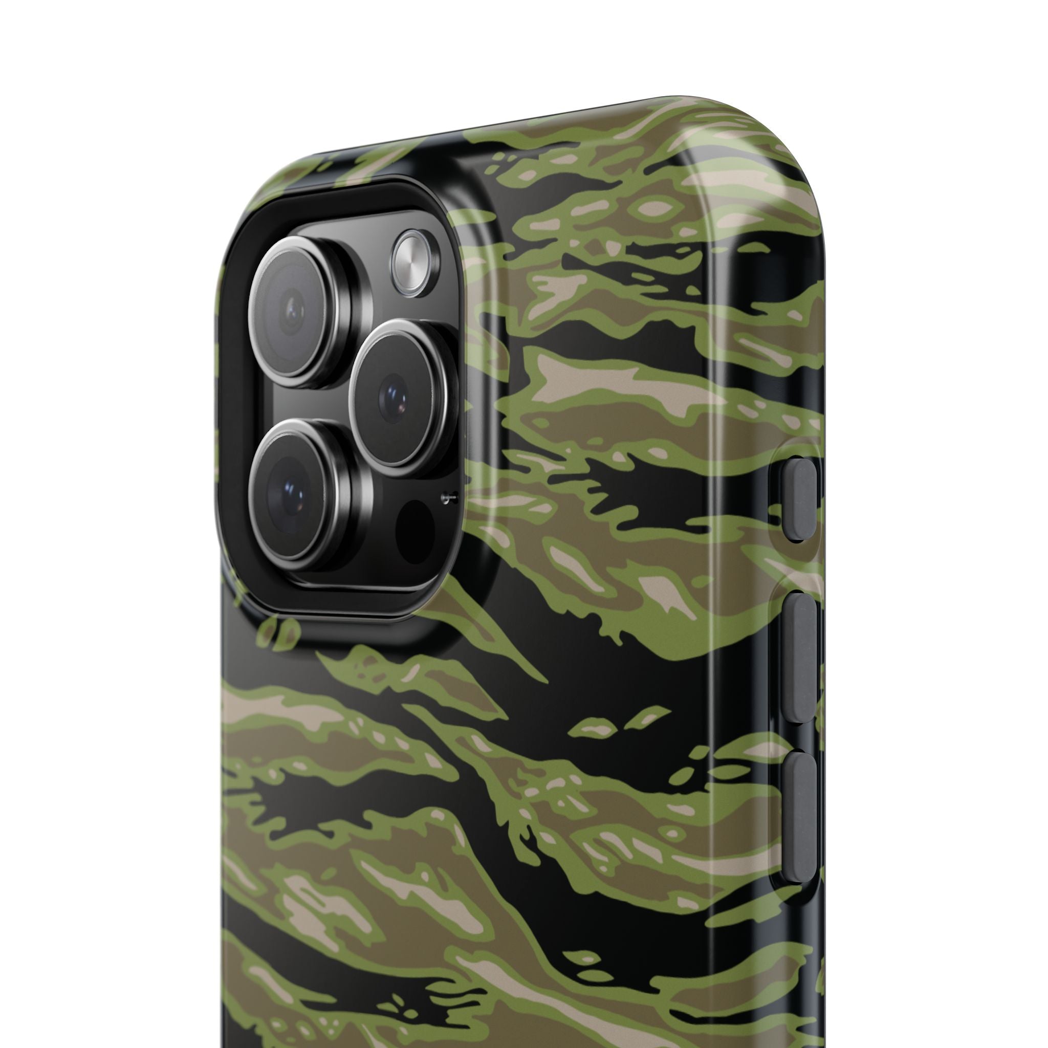 Retro Woodland Camo Tiger Stripe MagSafe iPhone Case