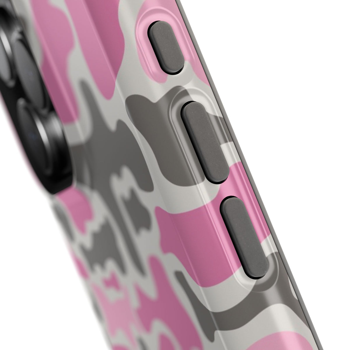 Pink Retro Duck Camo MagSafe iPhone Case