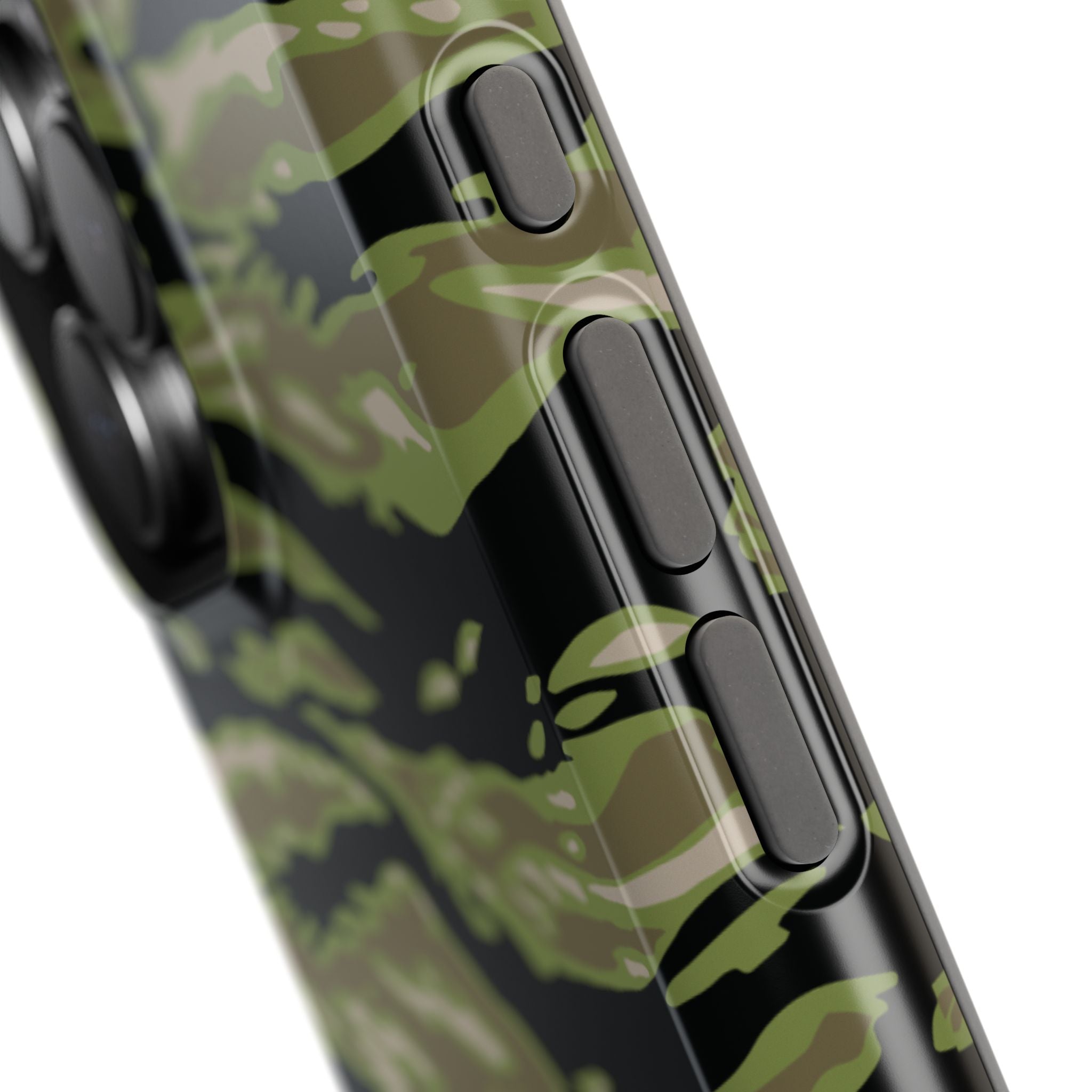 Retro Woodland Camo Tiger Stripe MagSafe iPhone Case