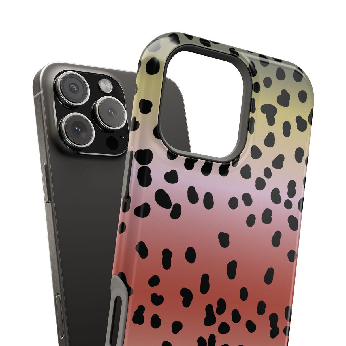 Rainbow Trout Pattern MagSafe iPhone Case