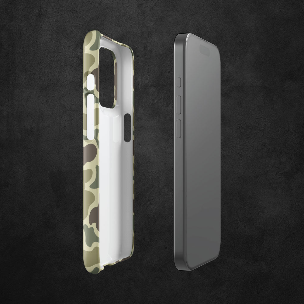 retro forest duck camo iphone snap case
