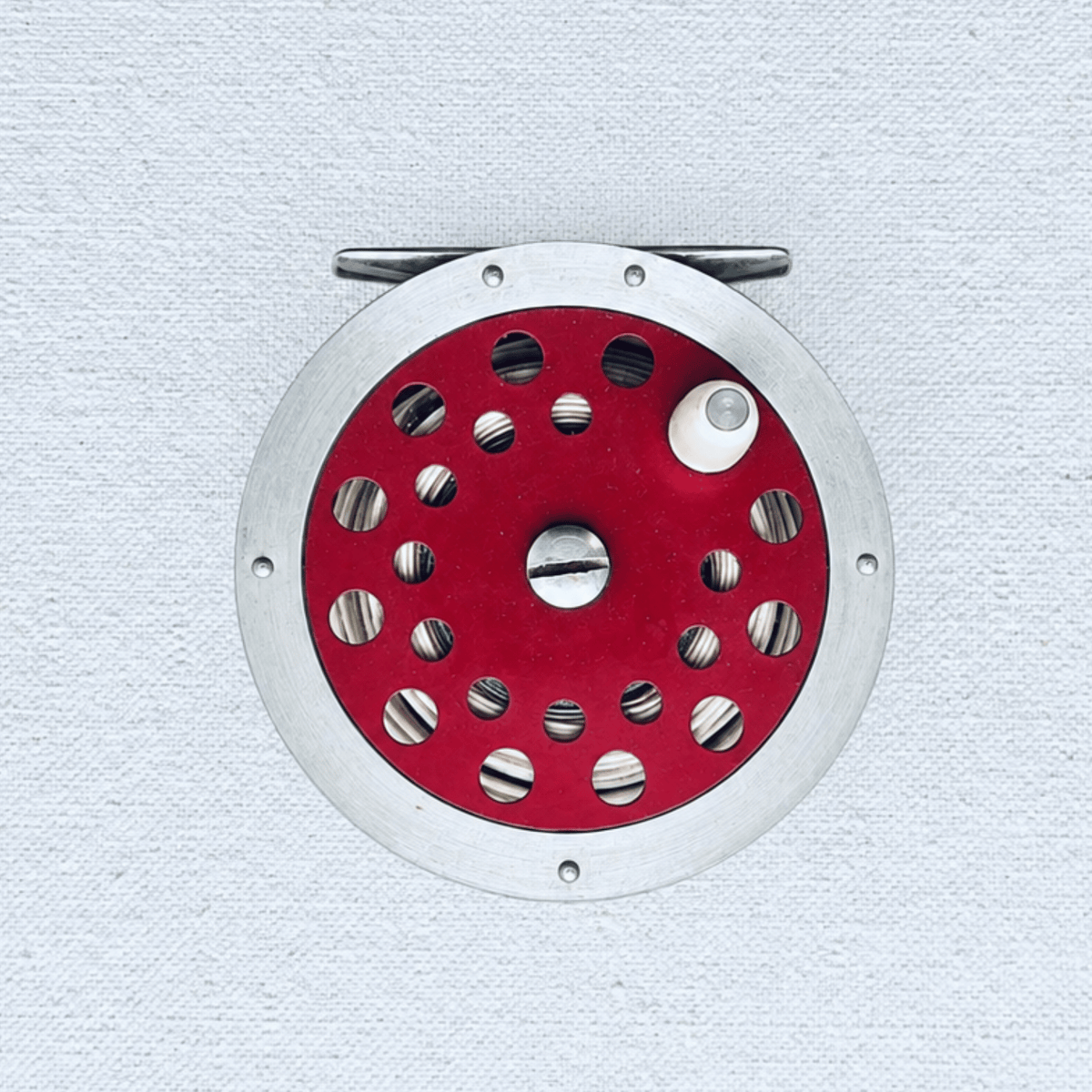 J.C. Higgins No. 3113 fly reel front view