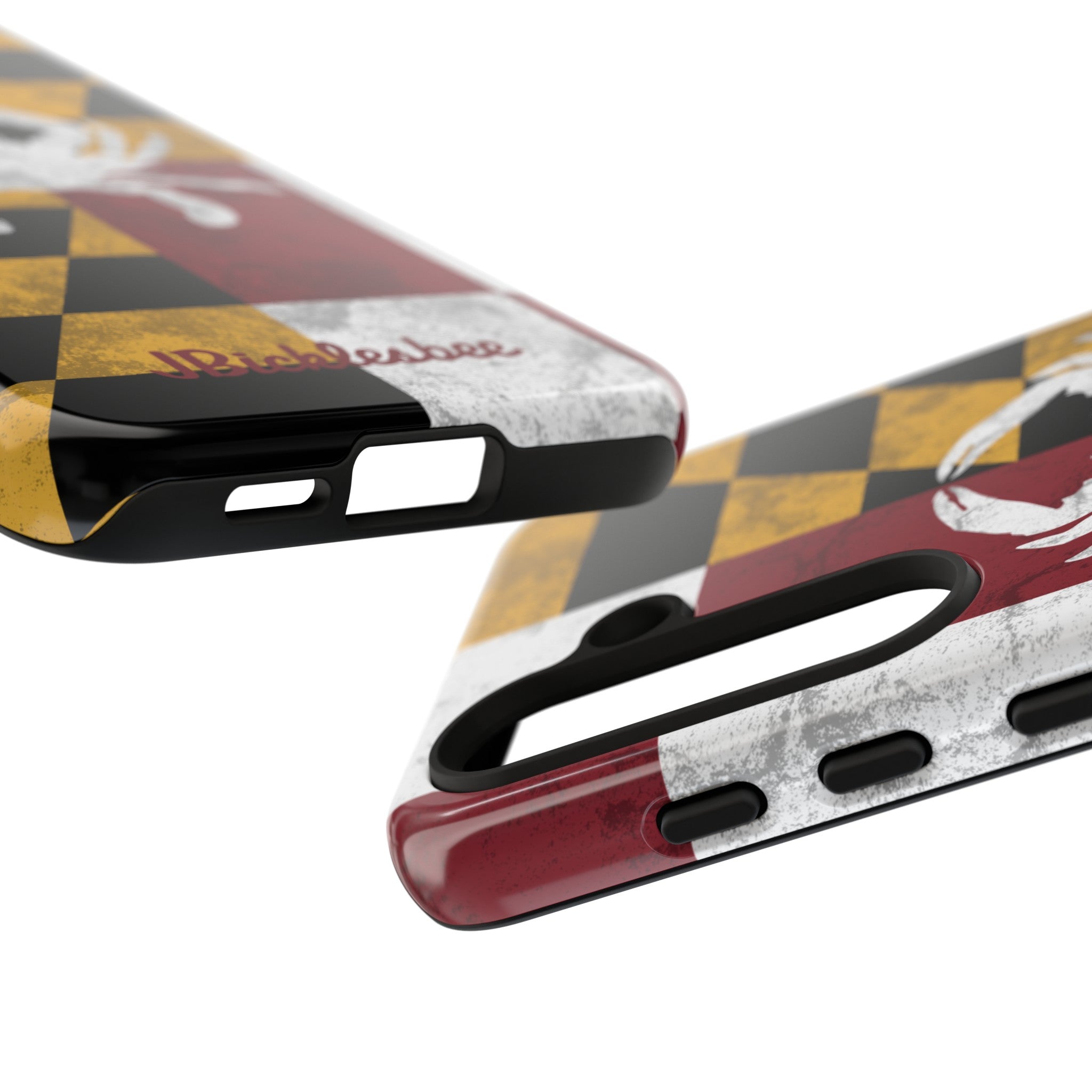 close up of port access and buttons Maryland Flag Crab Samsung Tough Case