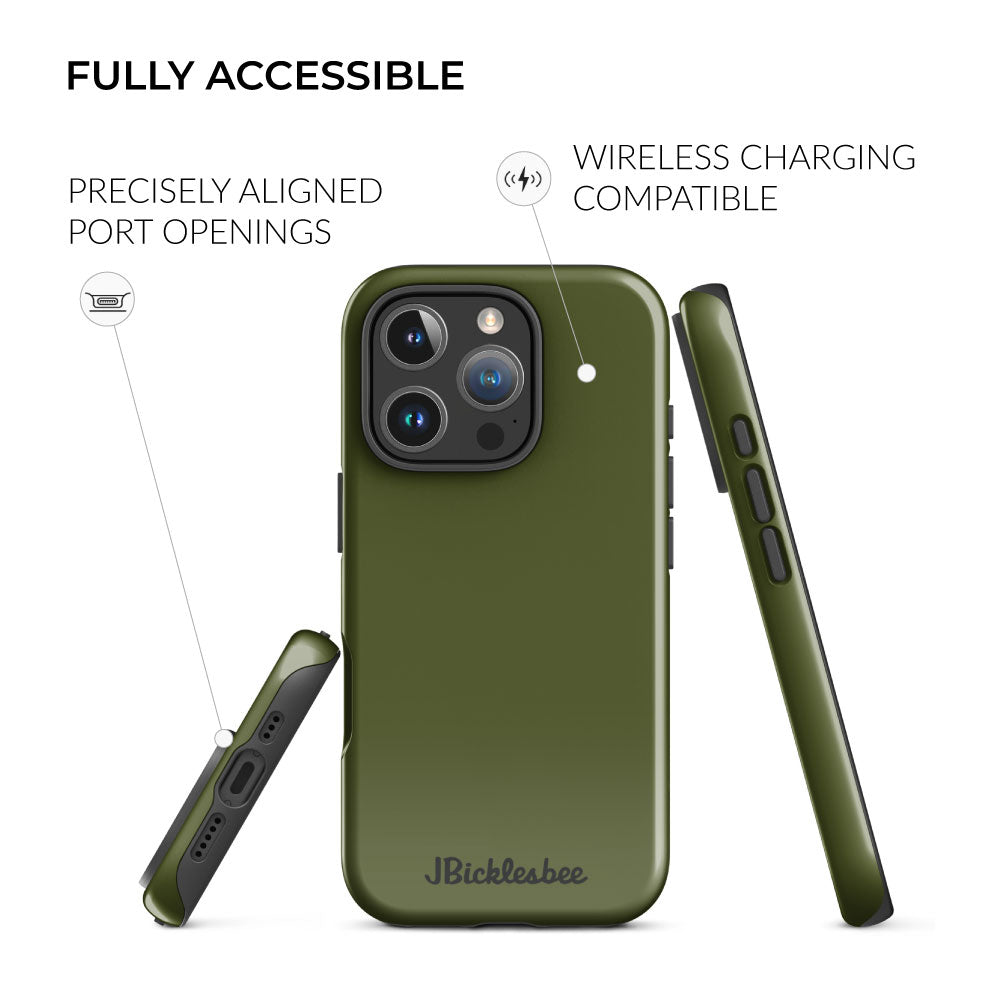 OD Green iPhone Tough Case