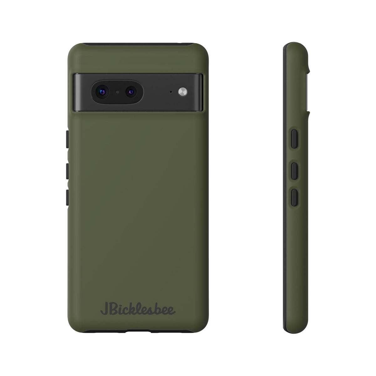 OD Green Google Pixel 7 Tough Case in matte finish by JBicklesbee