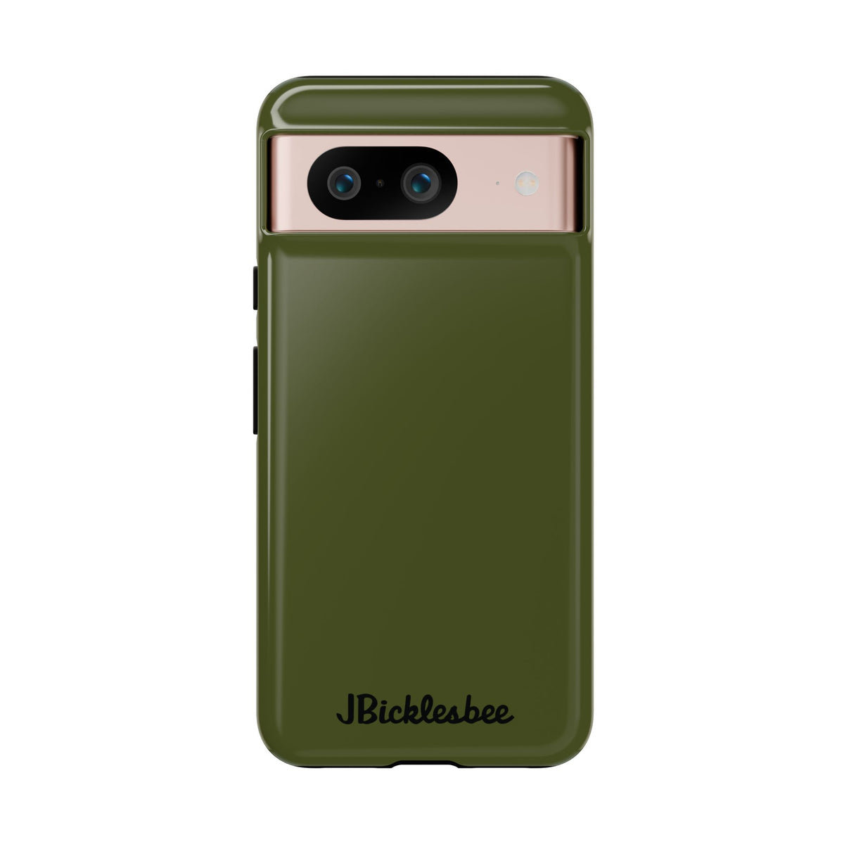OD Green Google Pixel 8 Tough Case in glossy finish by JBicklesbee