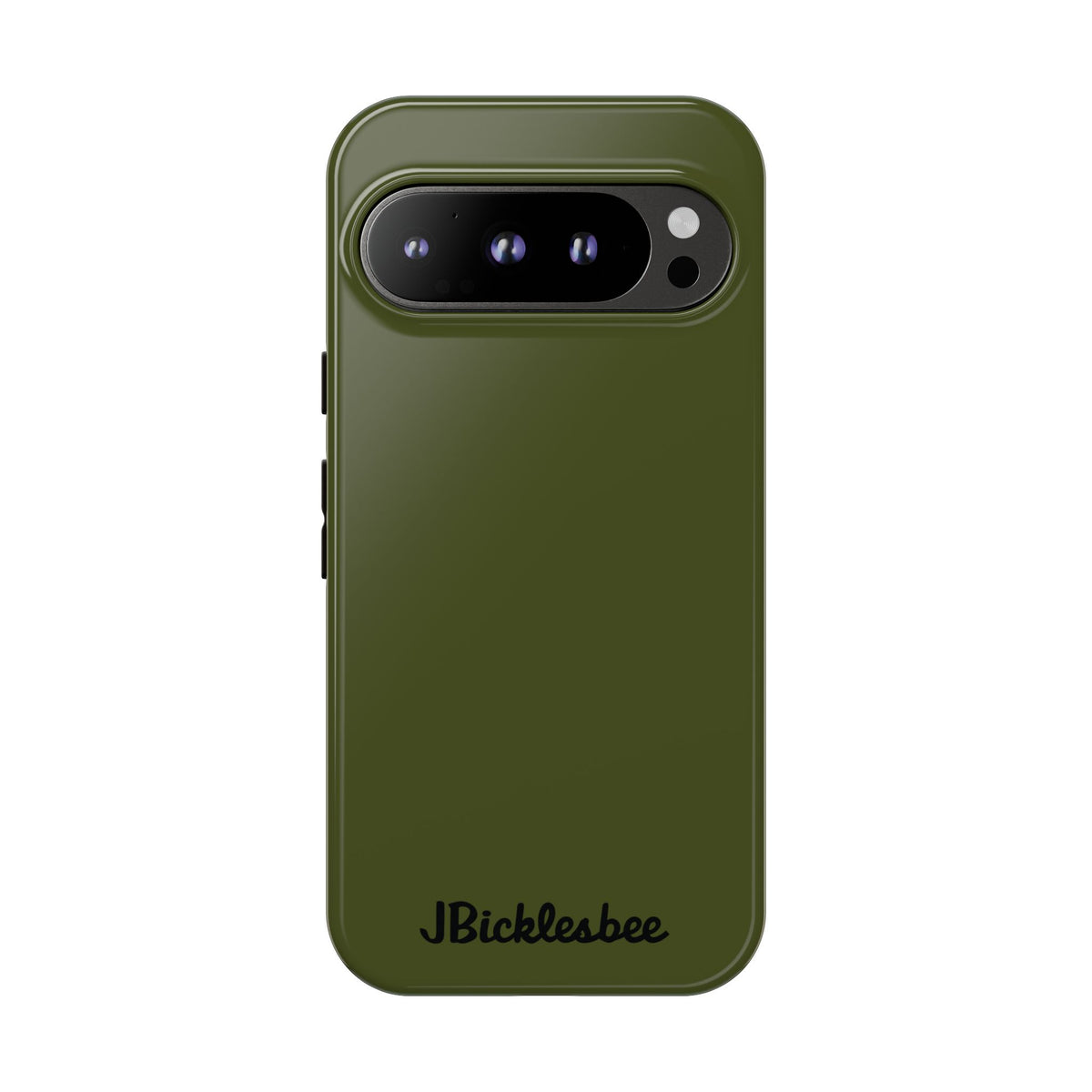 OD Green Google Pixel 9 and Pixel 9 Pro Tough Case in glossy finish by JBicklesbee