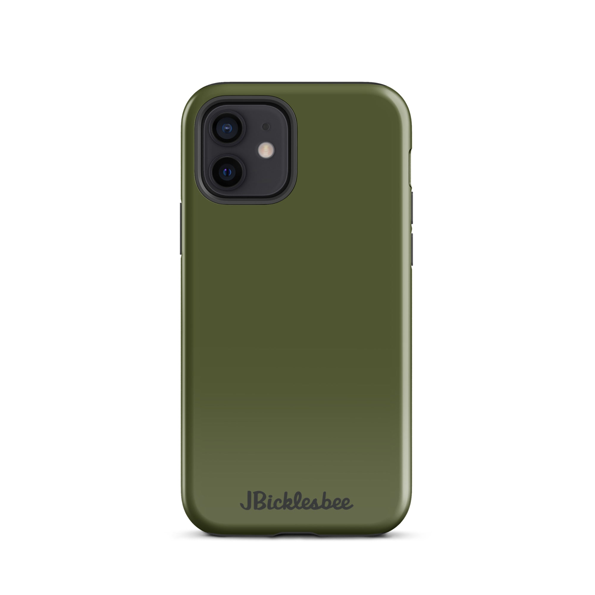 OD Green Tough Case for iPhone 12 in glossy finish