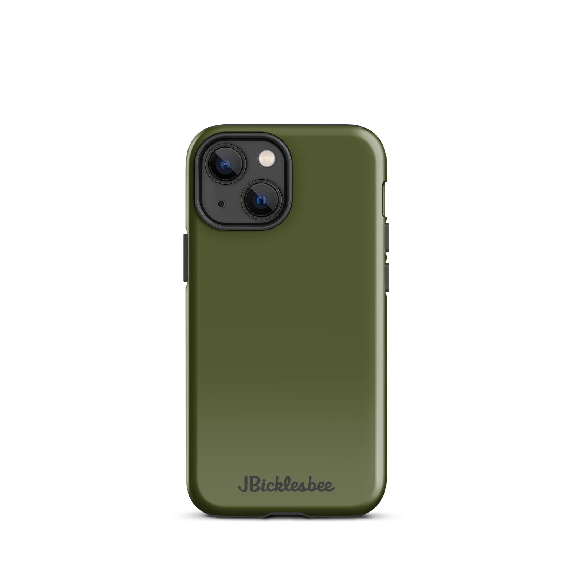 OD Green Tough Case for iPhone 13 mini in glossy finish