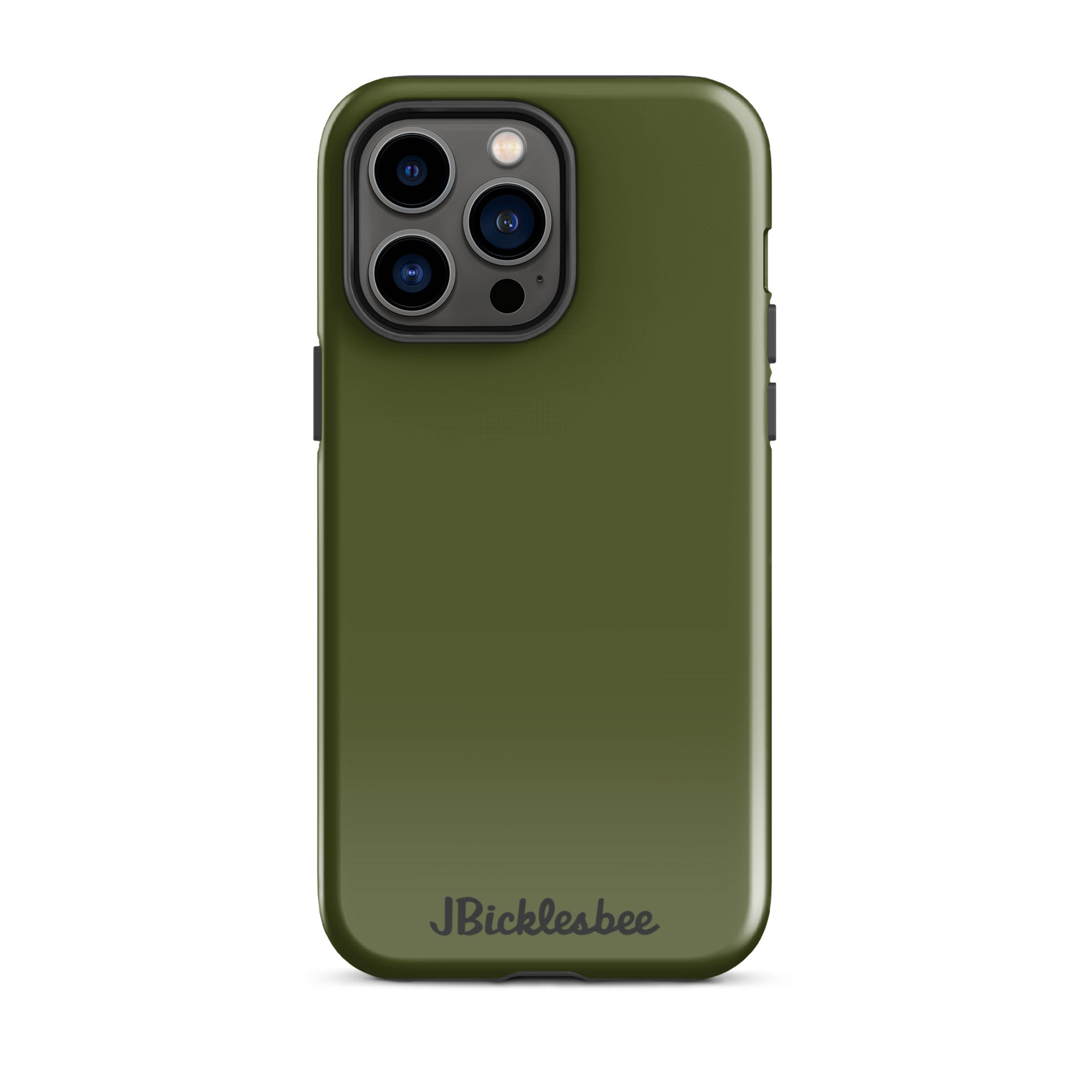 OD Green Tough Case for iPhone 14 Pro Max in glossy finish