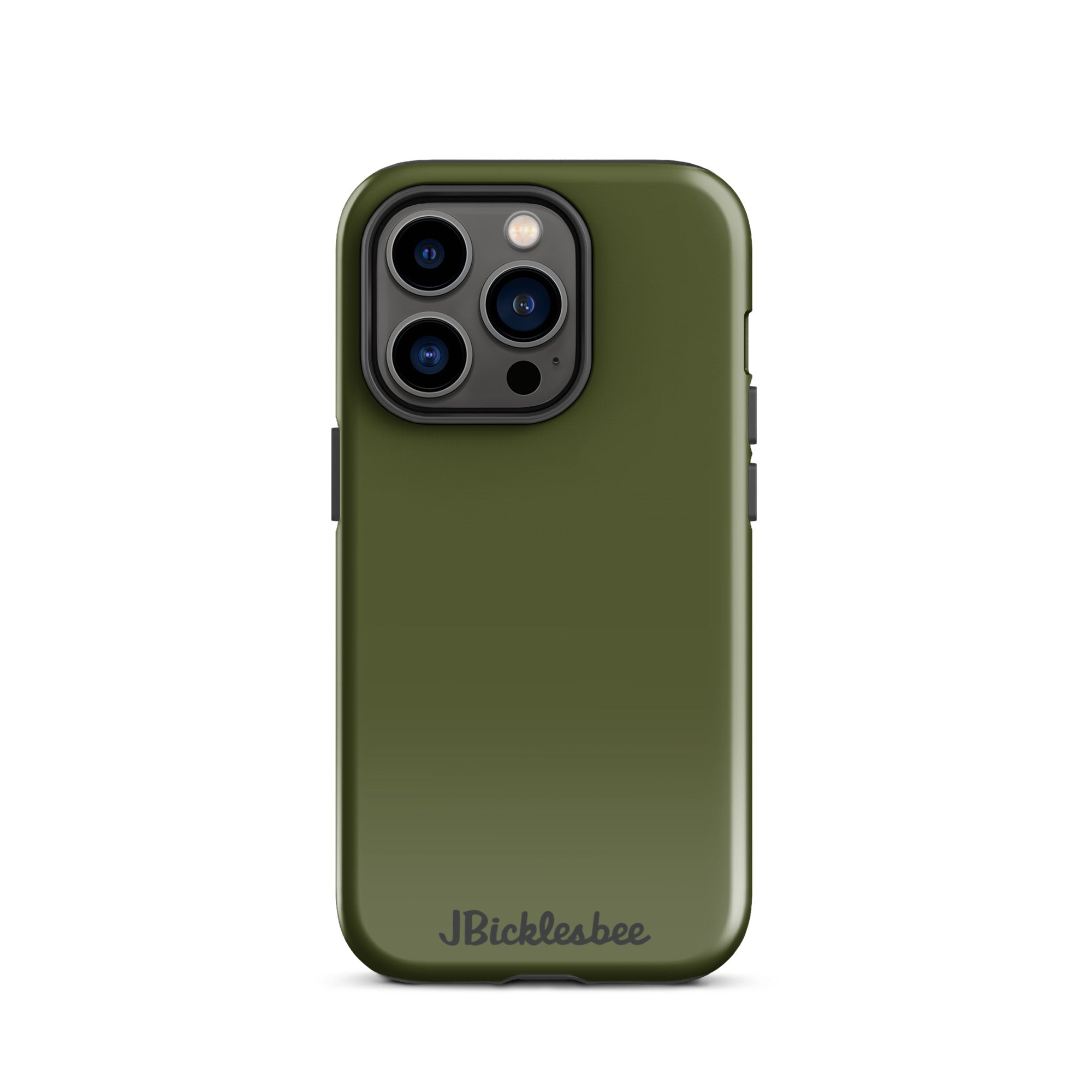 OD Green Tough Case for iPhone 14 Pro in glossy finish