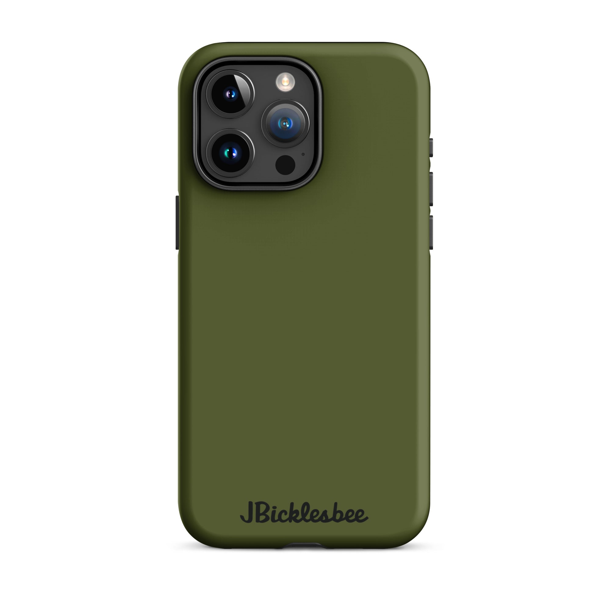OD Green Tough Case for iPhone 15 Pro Max in matte finish