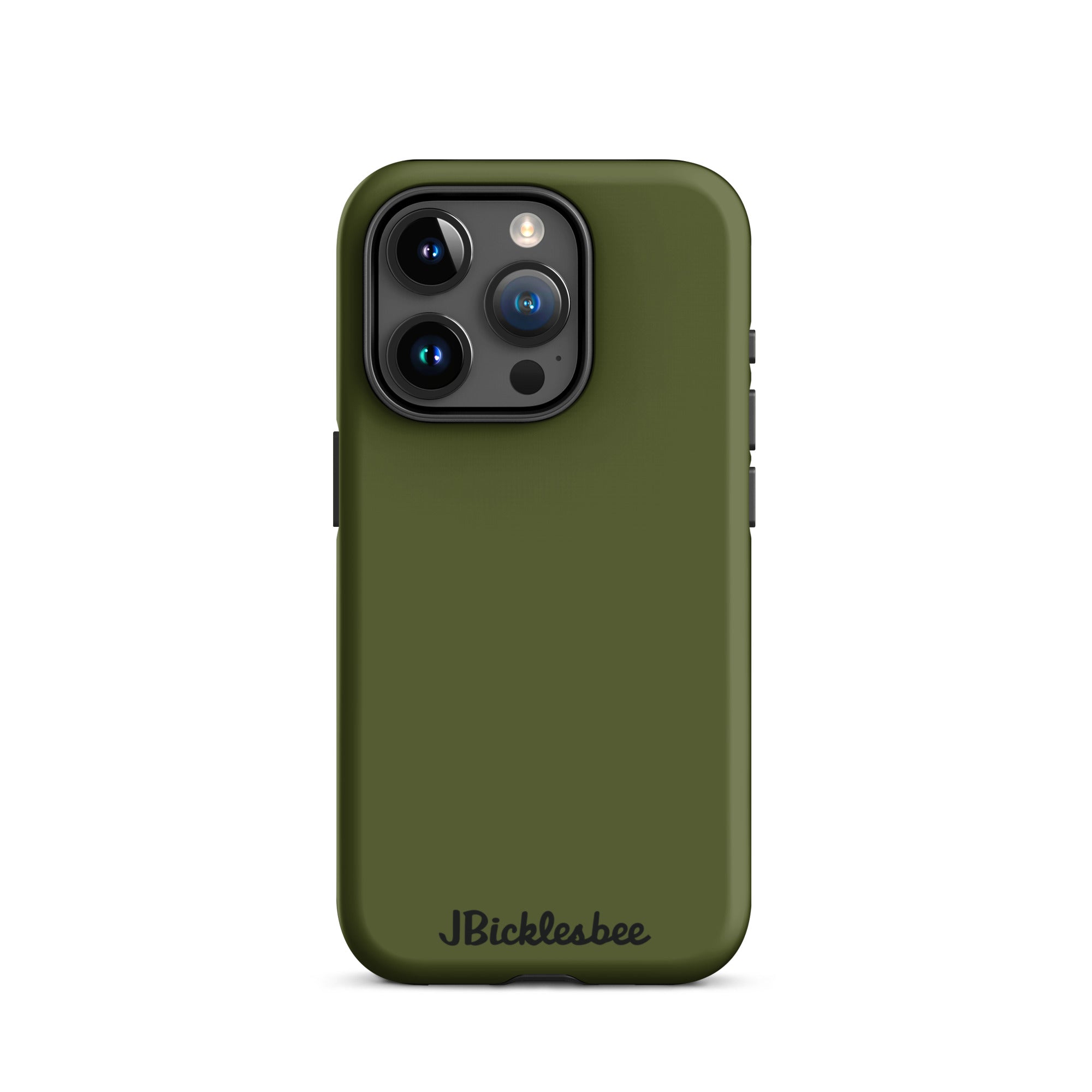 OD Green Tough Case for iPhone 15 Pro in matte finish